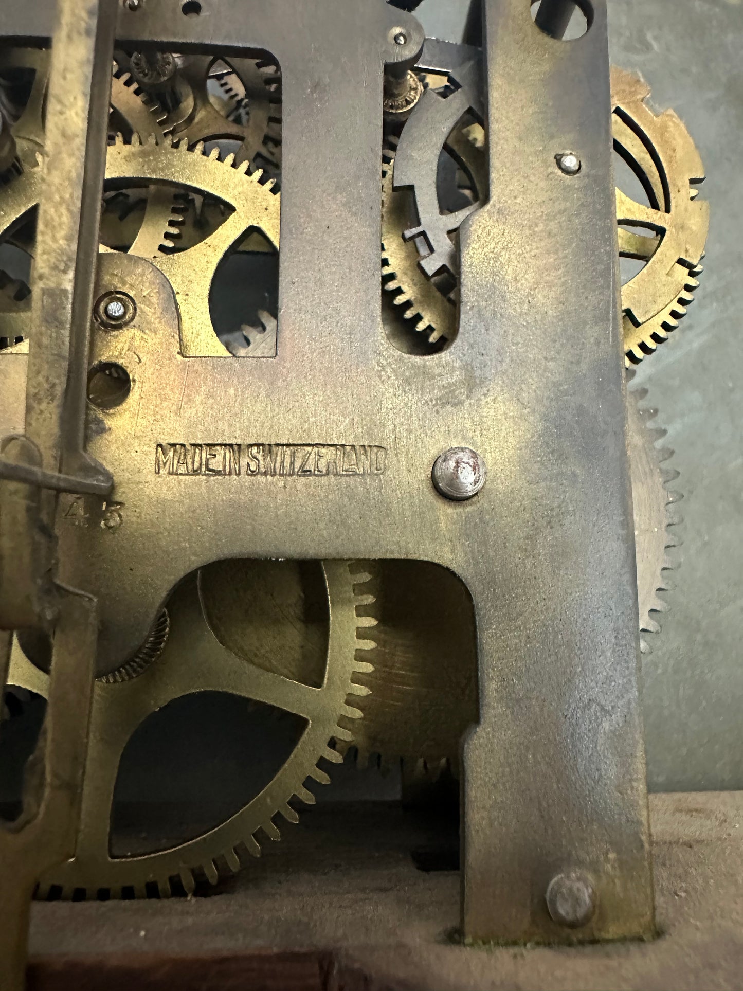Parts Clock Whole - German 2 Spring Wall
