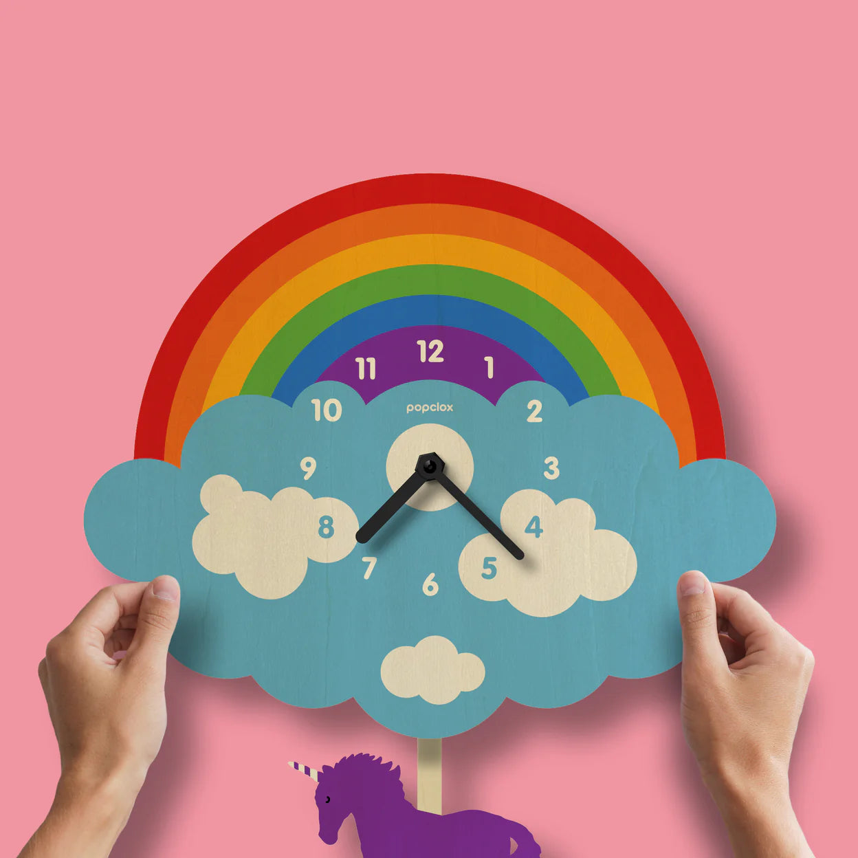 Popclox - Rainbow Pendulum Clock