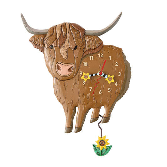 ALLEN DESIGNS - Sunny Moo Wall Clock