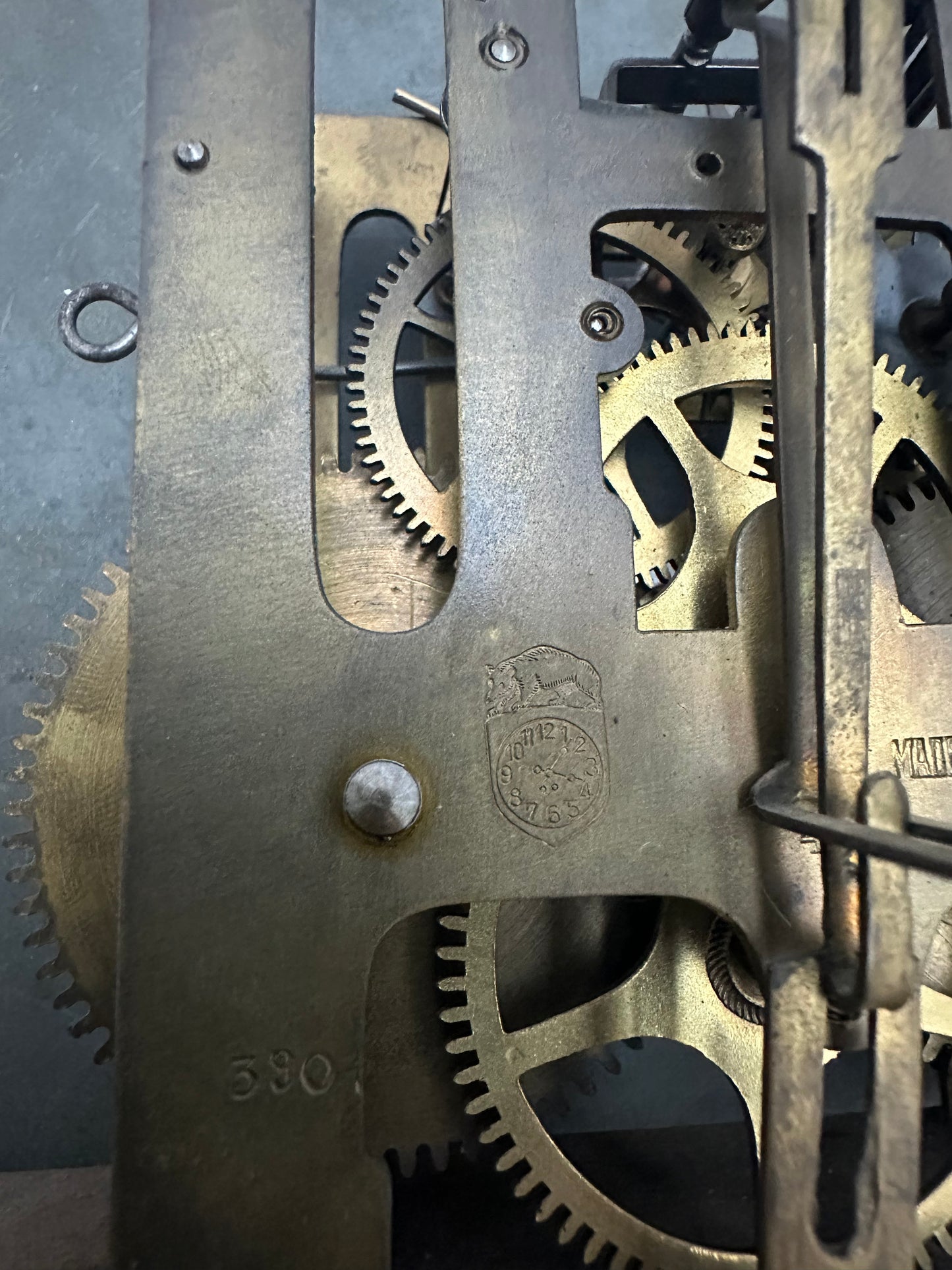 Parts Clock Whole - German 2 Spring Wall