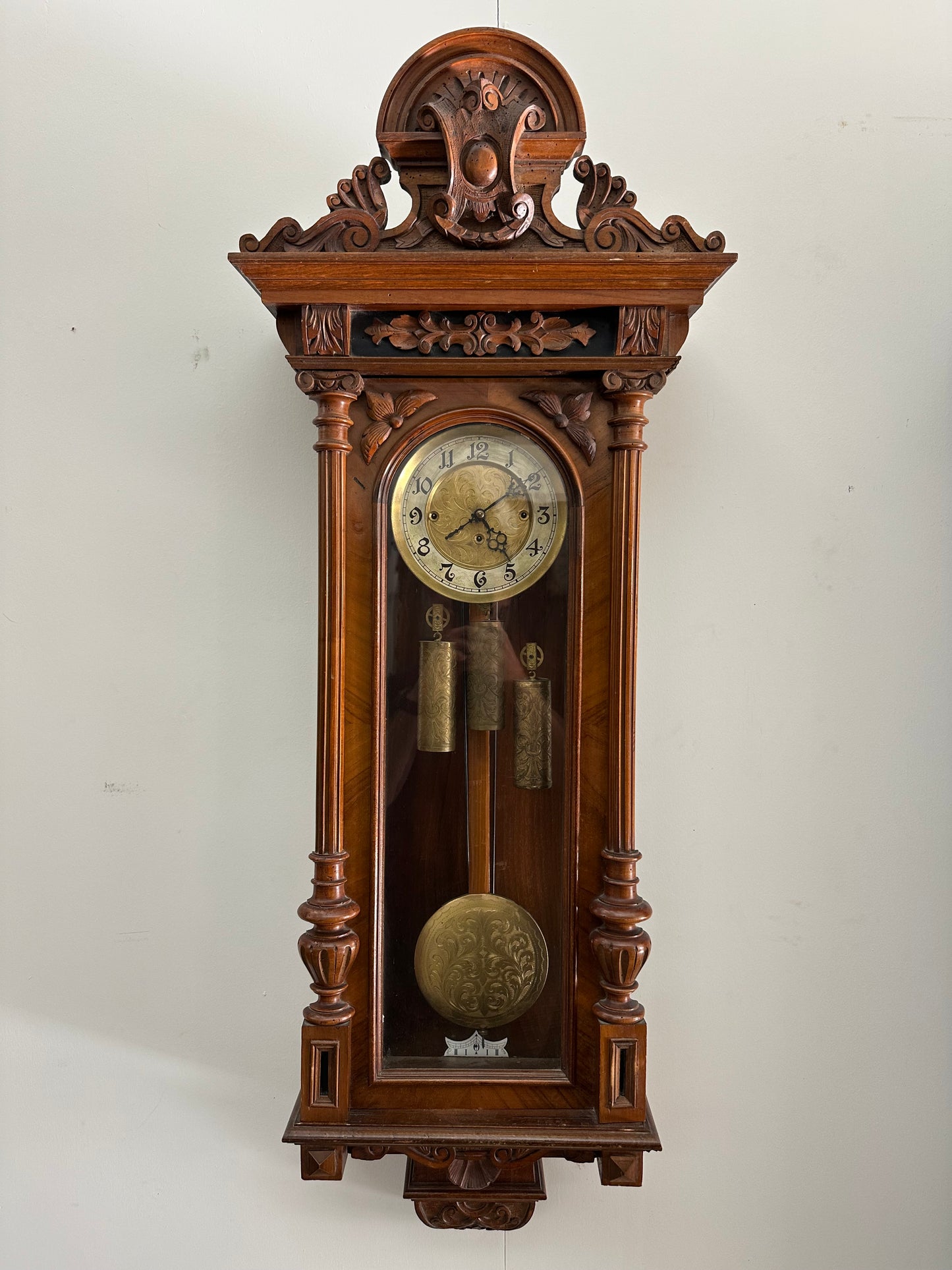 Parts Clock Whole - 3 Weight Vienna Regulator