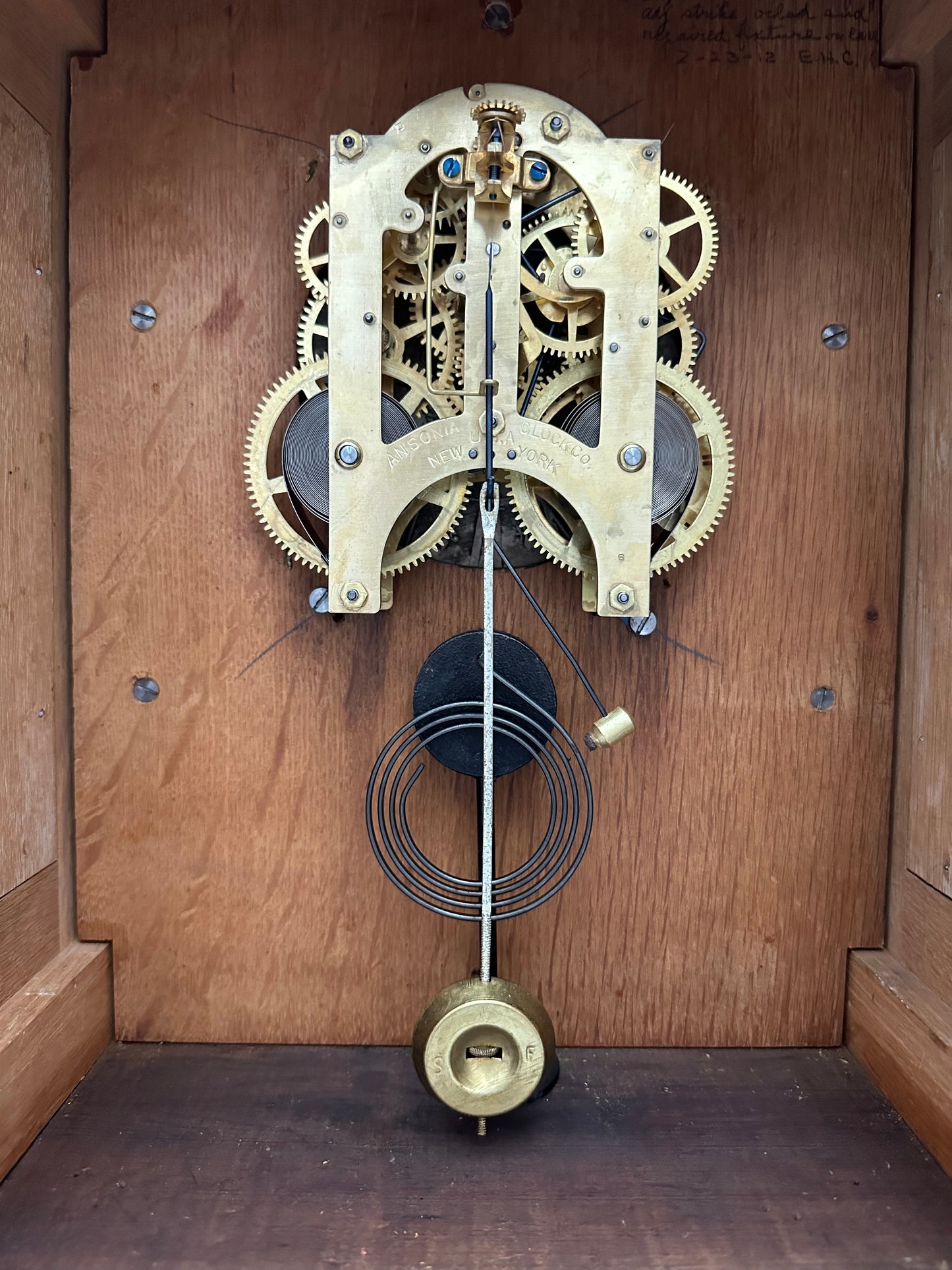 Antique- Ansonia Senator Mantel Clock