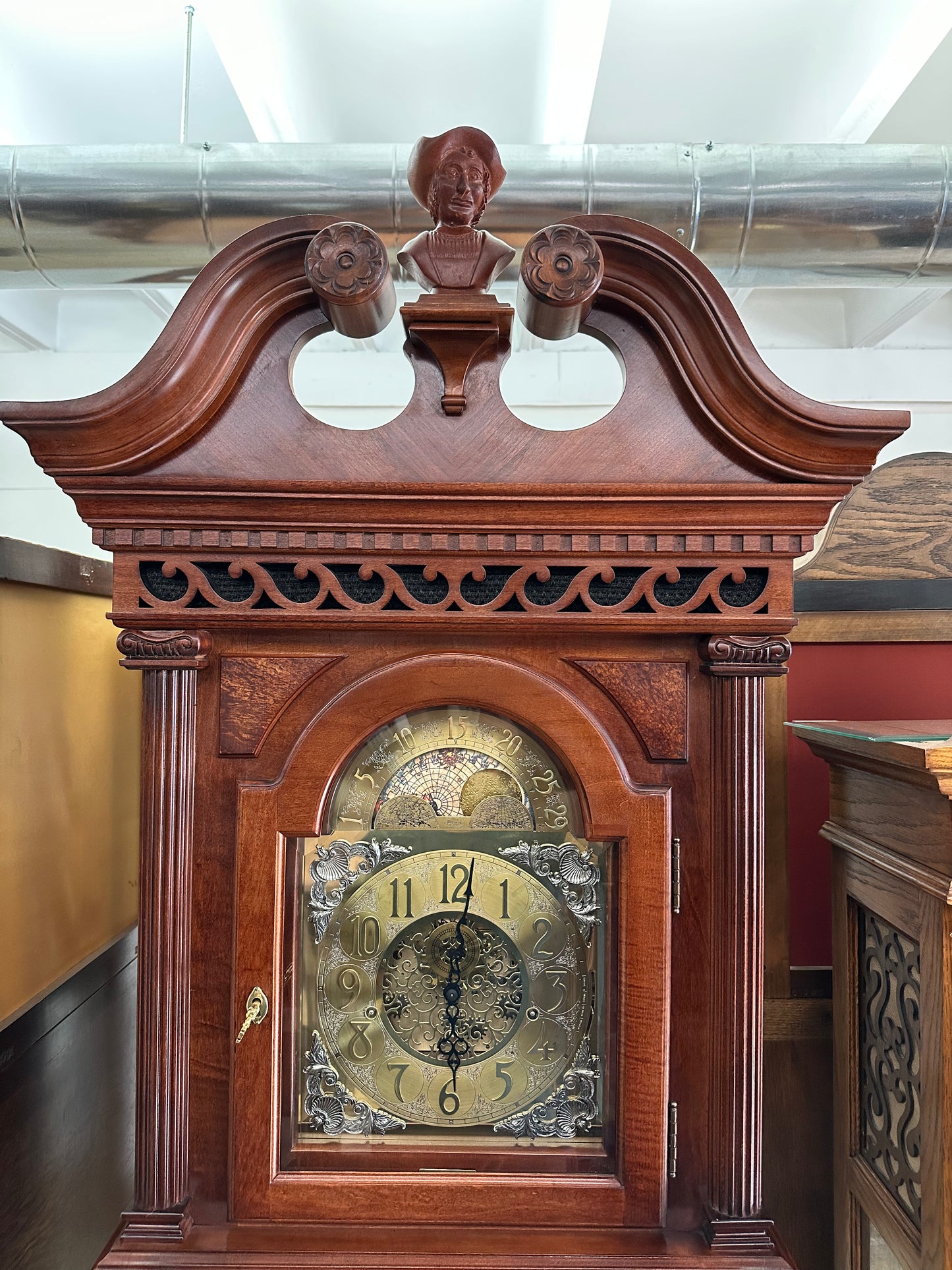 Vintage - Ridgeway Christopher Columbus Limited Edition Grandfather Clock