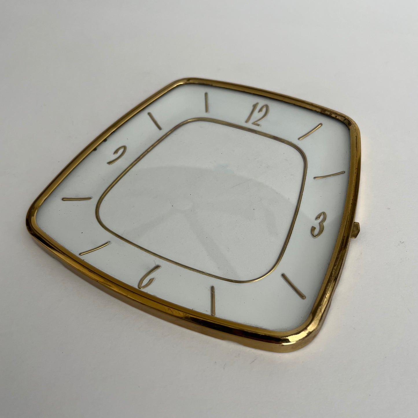 Clock Parts Dial - Mid Century Modern Mantel Clock Dial #10