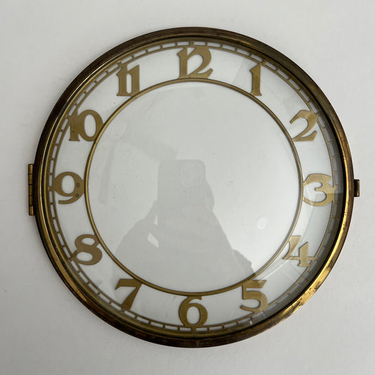 Clock Parts Dial - German Art Deco Mantel Clock Dial #12