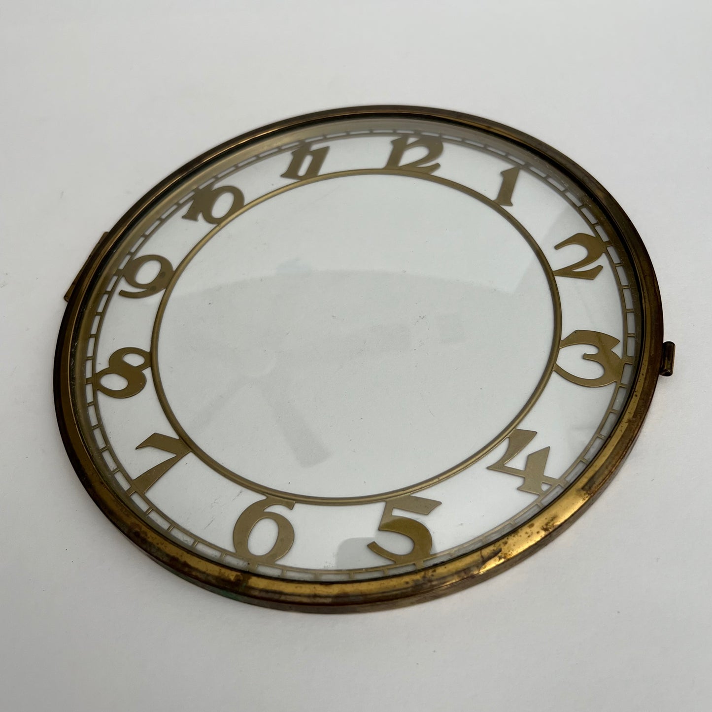Clock Parts Dial - German Art Deco Mantel Clock Dial #12