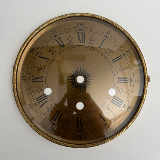 Clock Parts Dial - NOS Urgos Mantel Clock Dial #14/15