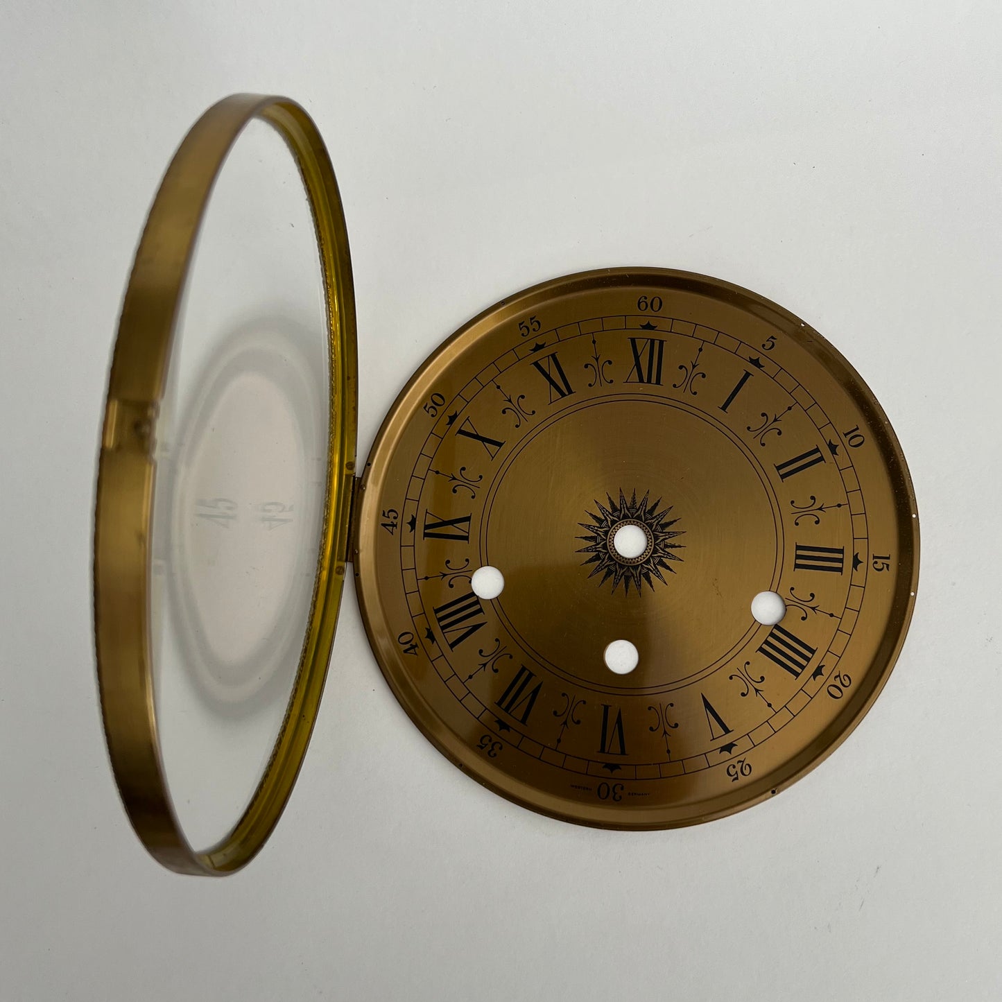 #14/15 NOS Urgos Mantel Clock Dial