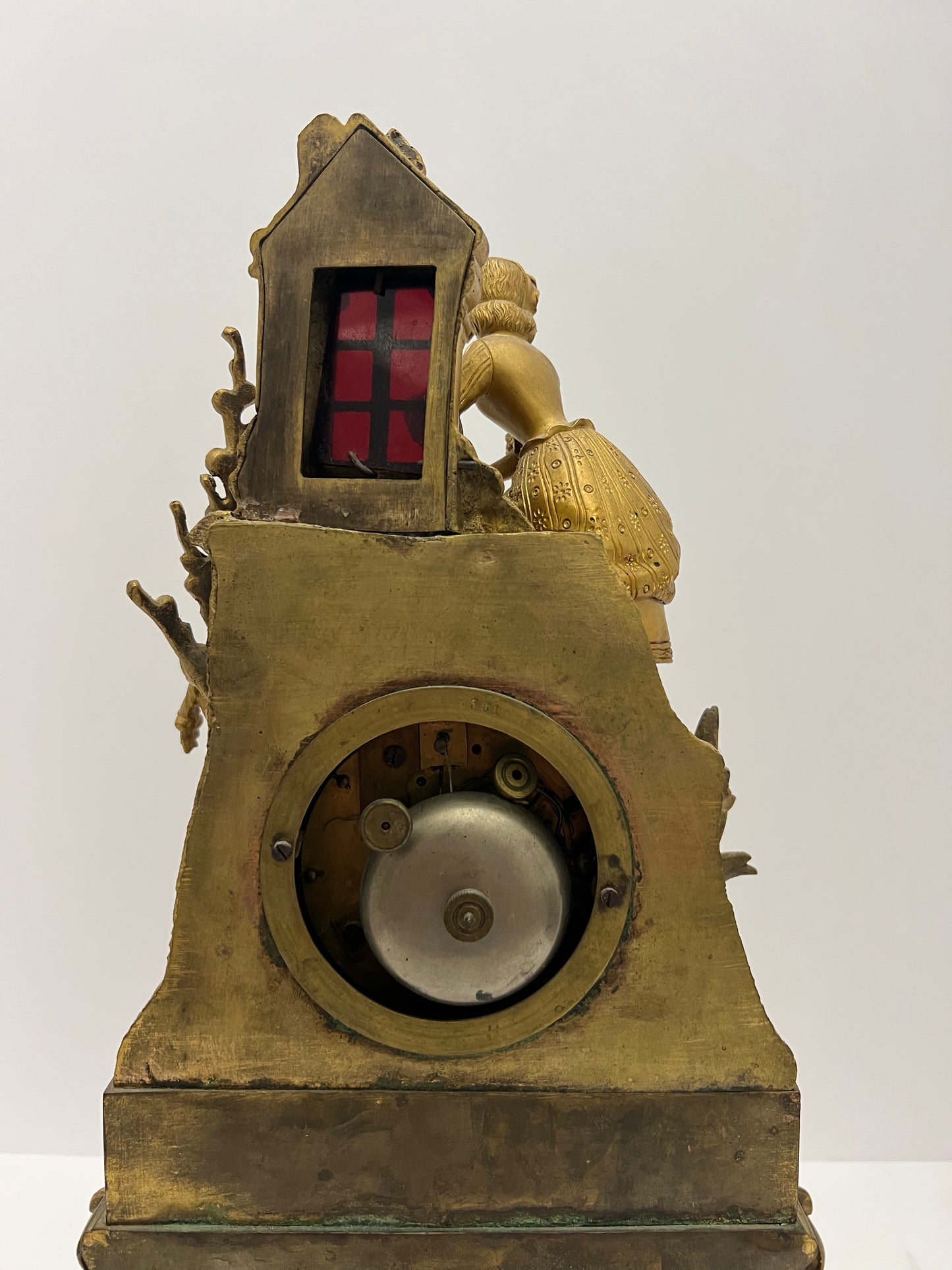 Parts Clock Whole - French Statue Mantel Clock #1