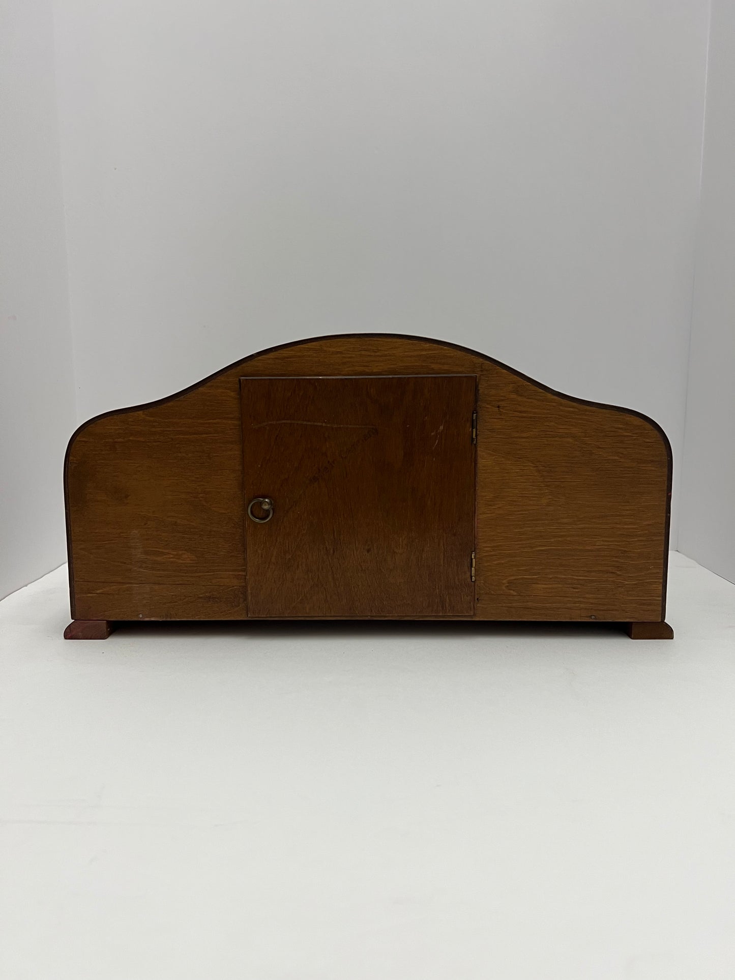 Parts Clock Whole - Oak German Deco Mantel Clock #2