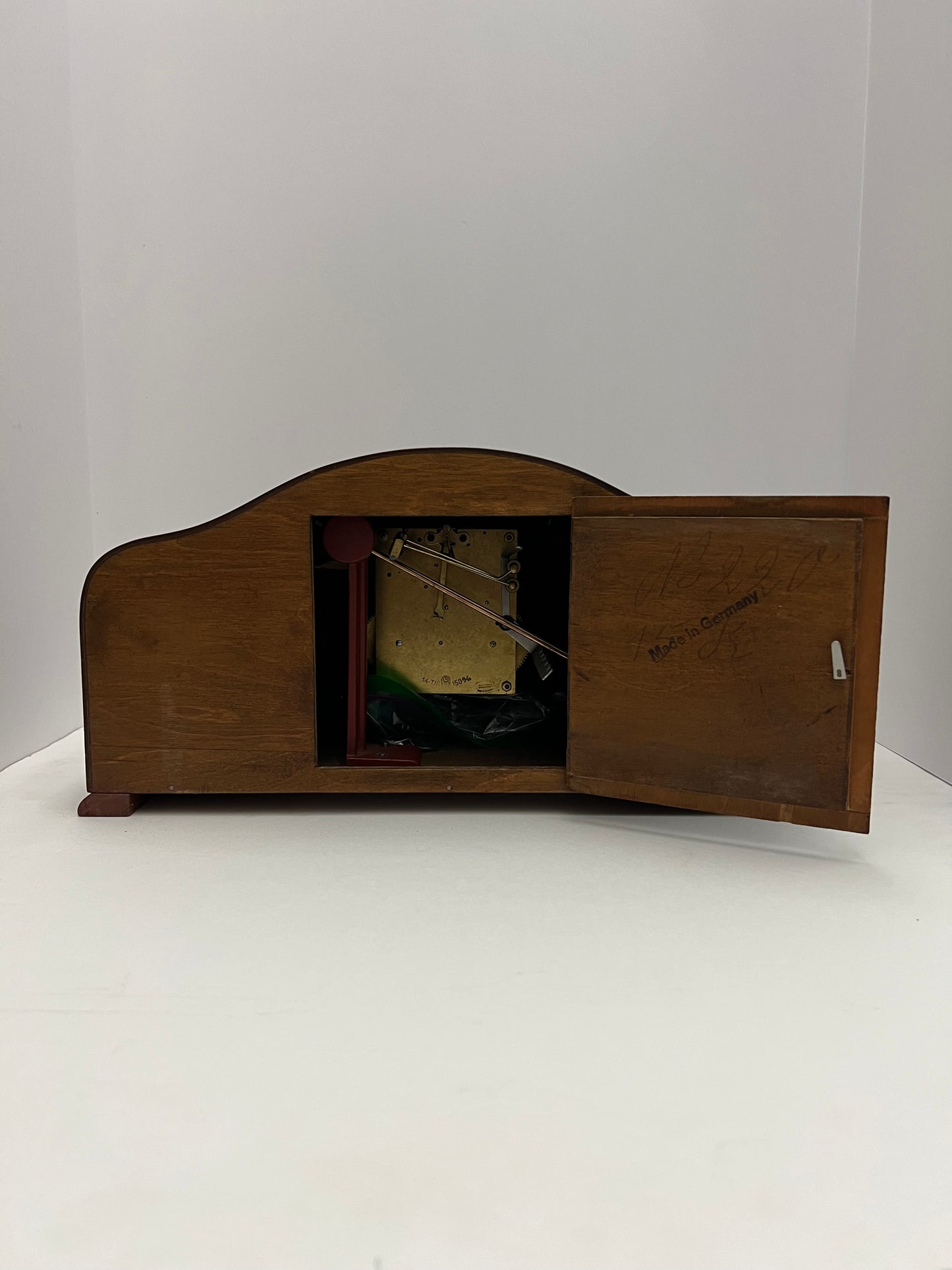 Parts Clock Whole - Oak German Deco Mantel Clock #2