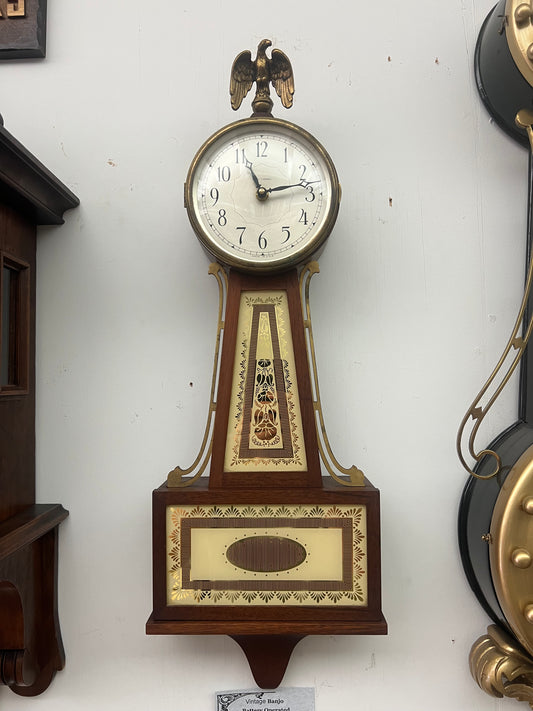 Vintage Banjo Wall Clock