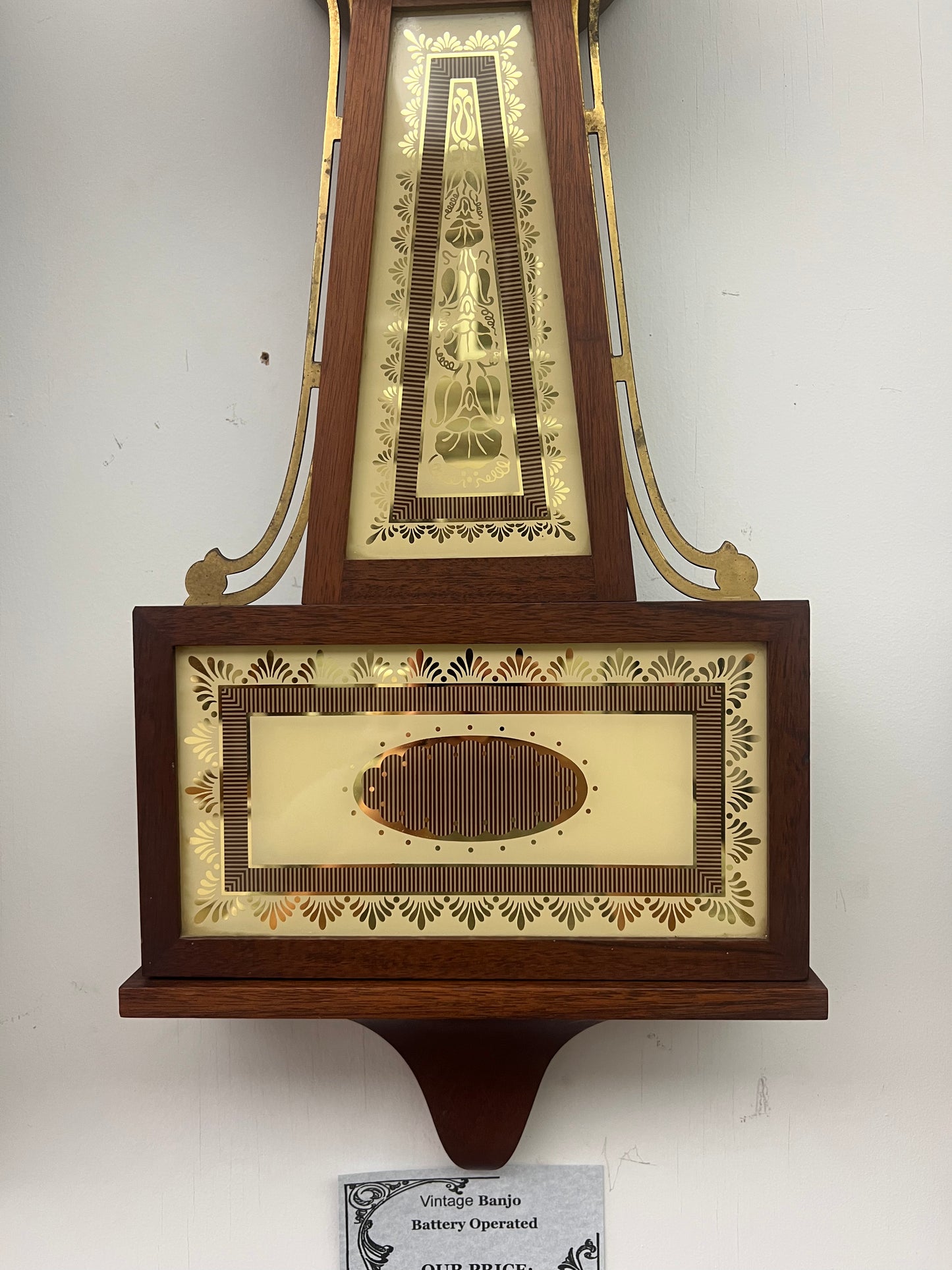 Vintage Banjo Wall Clock