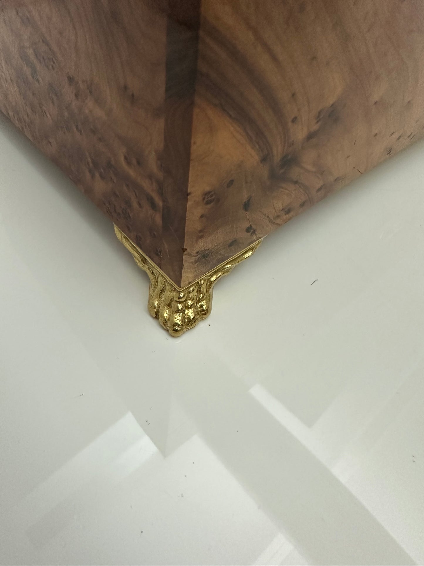 Custom Large Burl Wood 72 Note Music Box