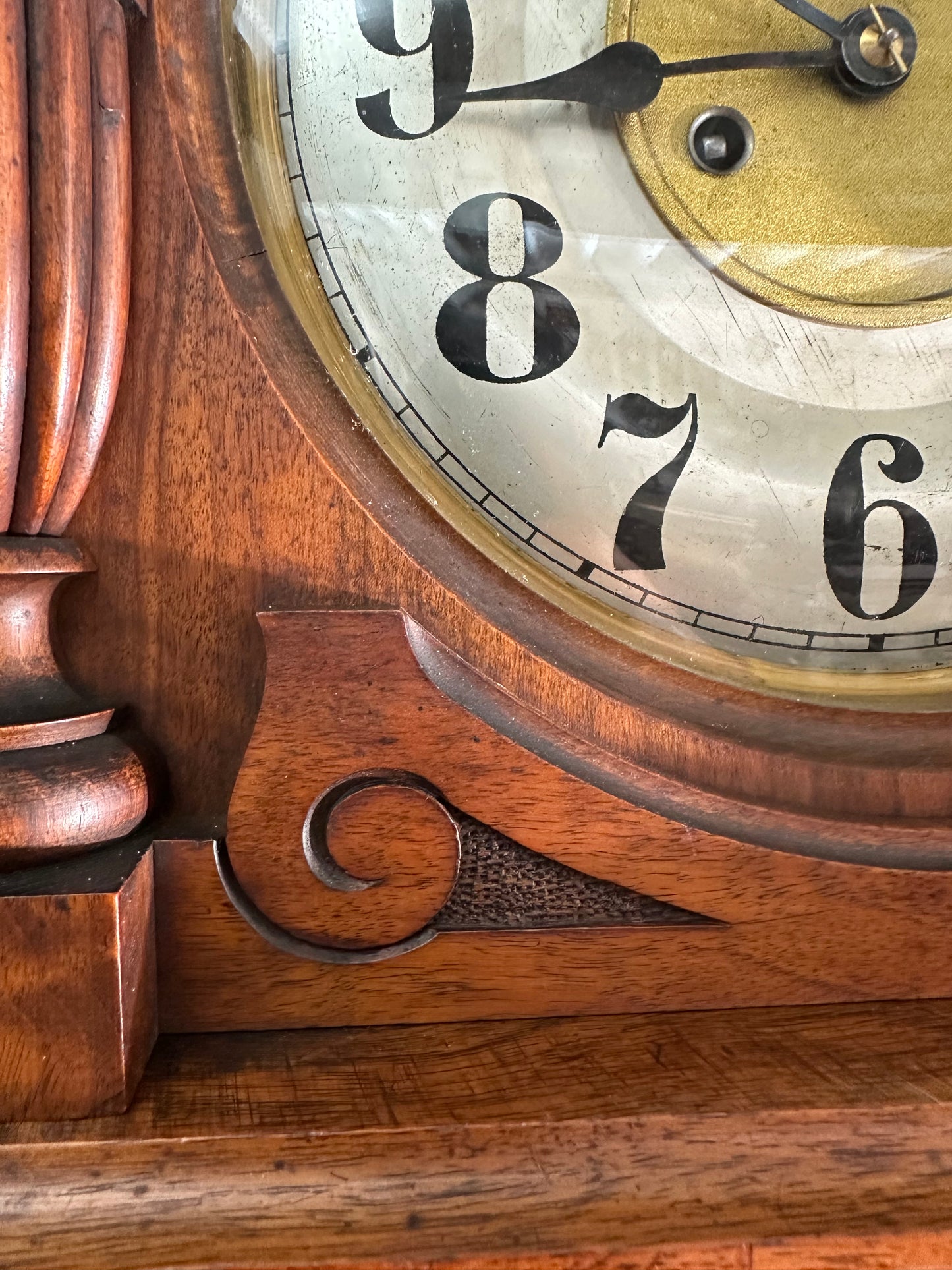 Antique - German Exposed Wall Clock Junghans