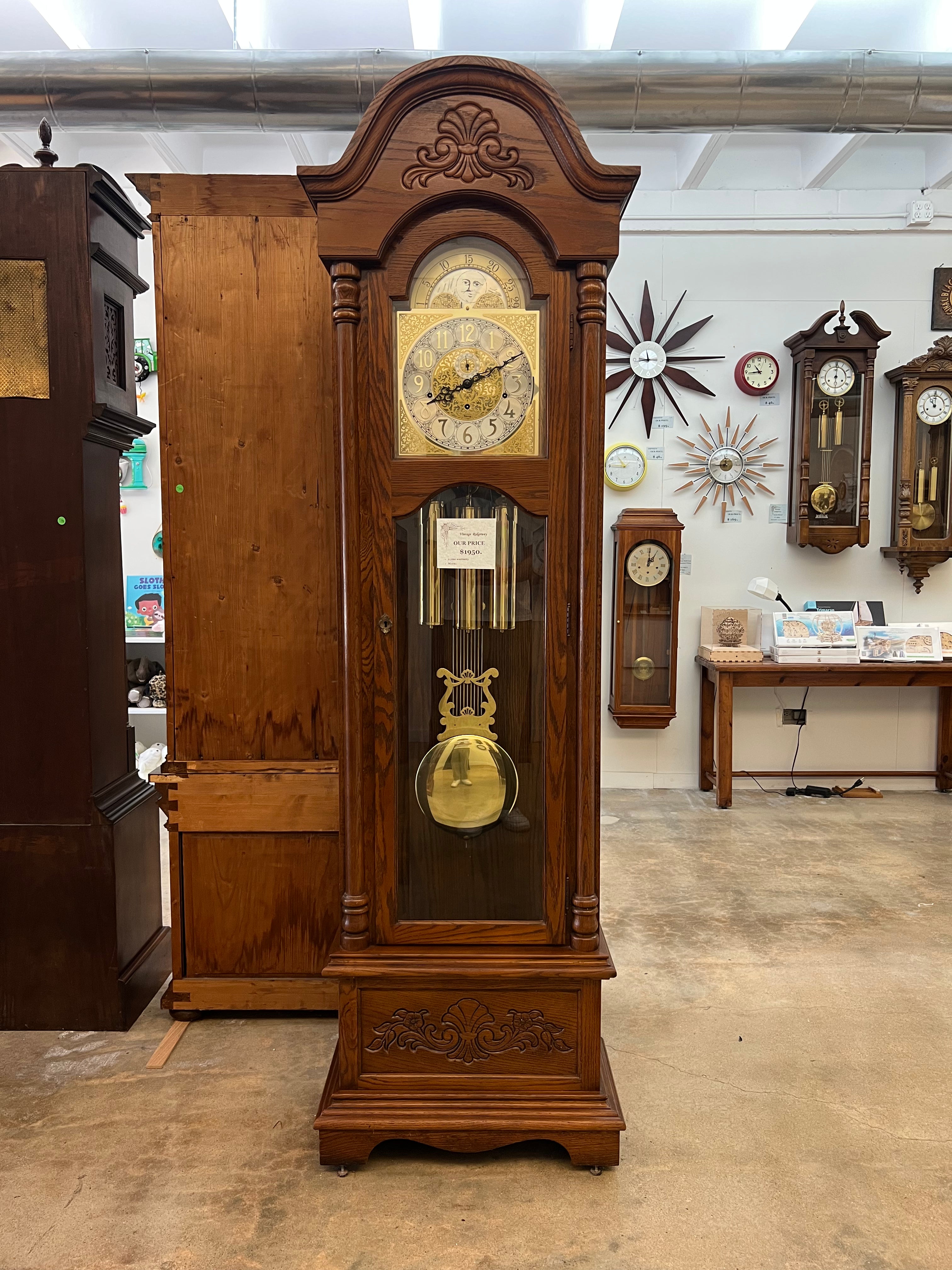 Vintage - Ridgeway Grandfather Clock – McGuiresclocks
