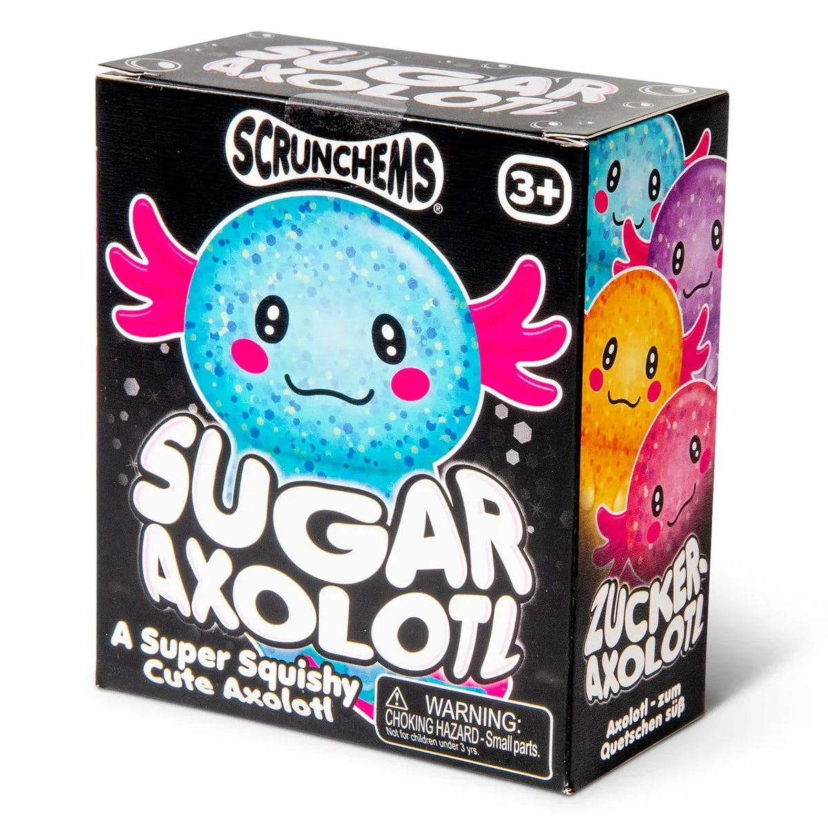 Scrunchems Sugar Axolotl Squishy Fidget Toy