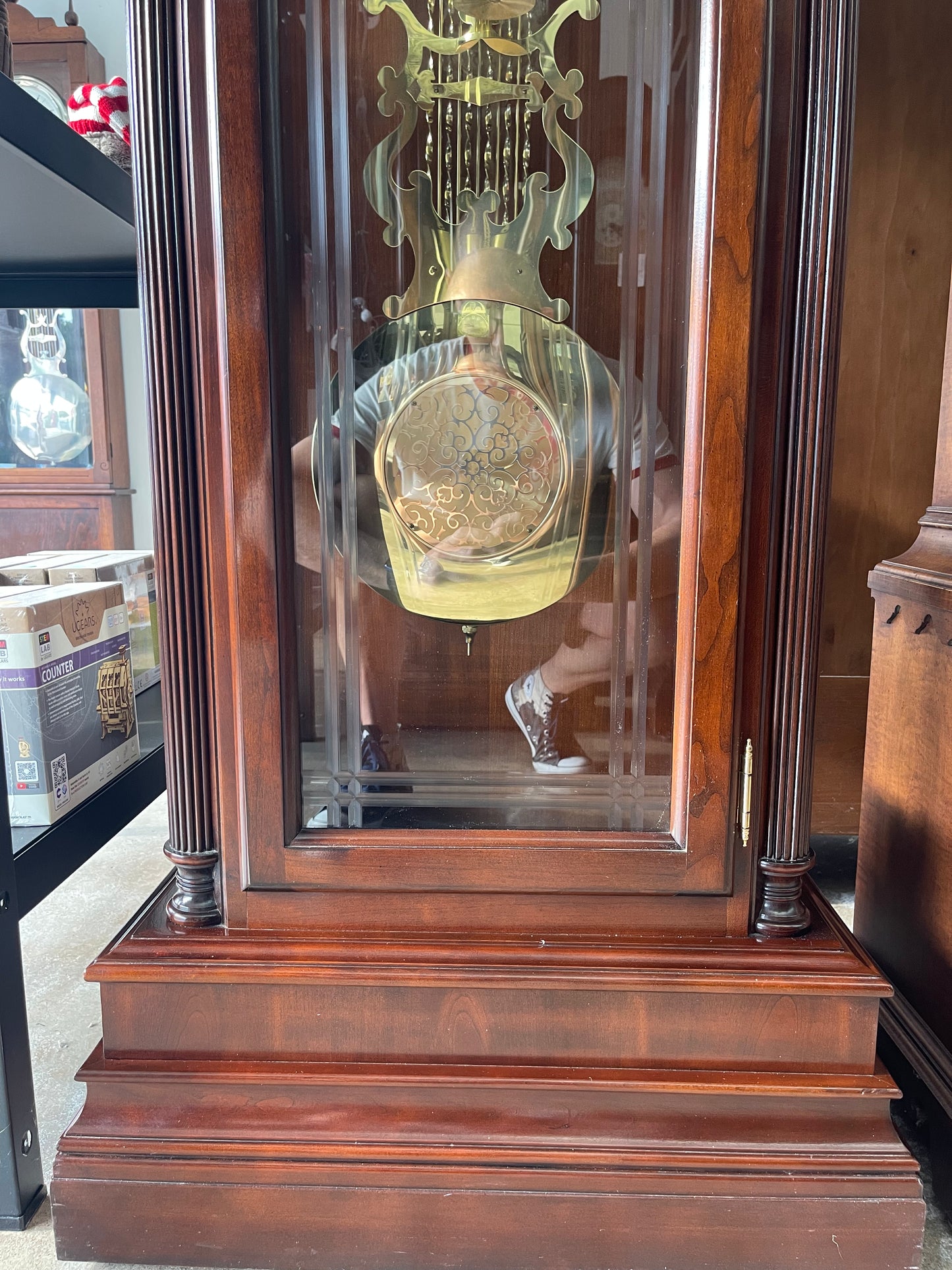 Vintage - Sligh Stamford Grandfather Clock 0818-2-AN