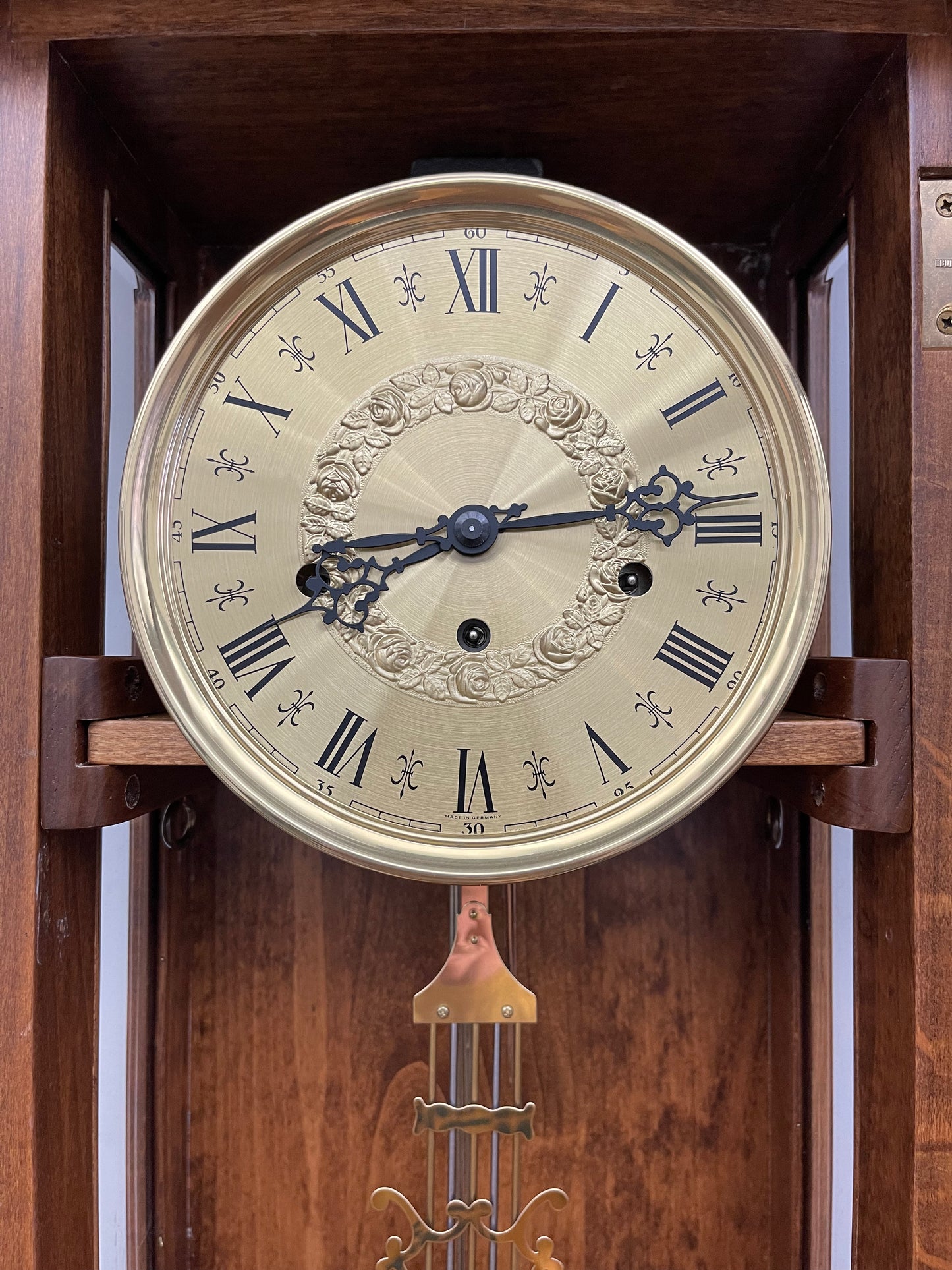 Vintage - Heavily Carved Wall Clock