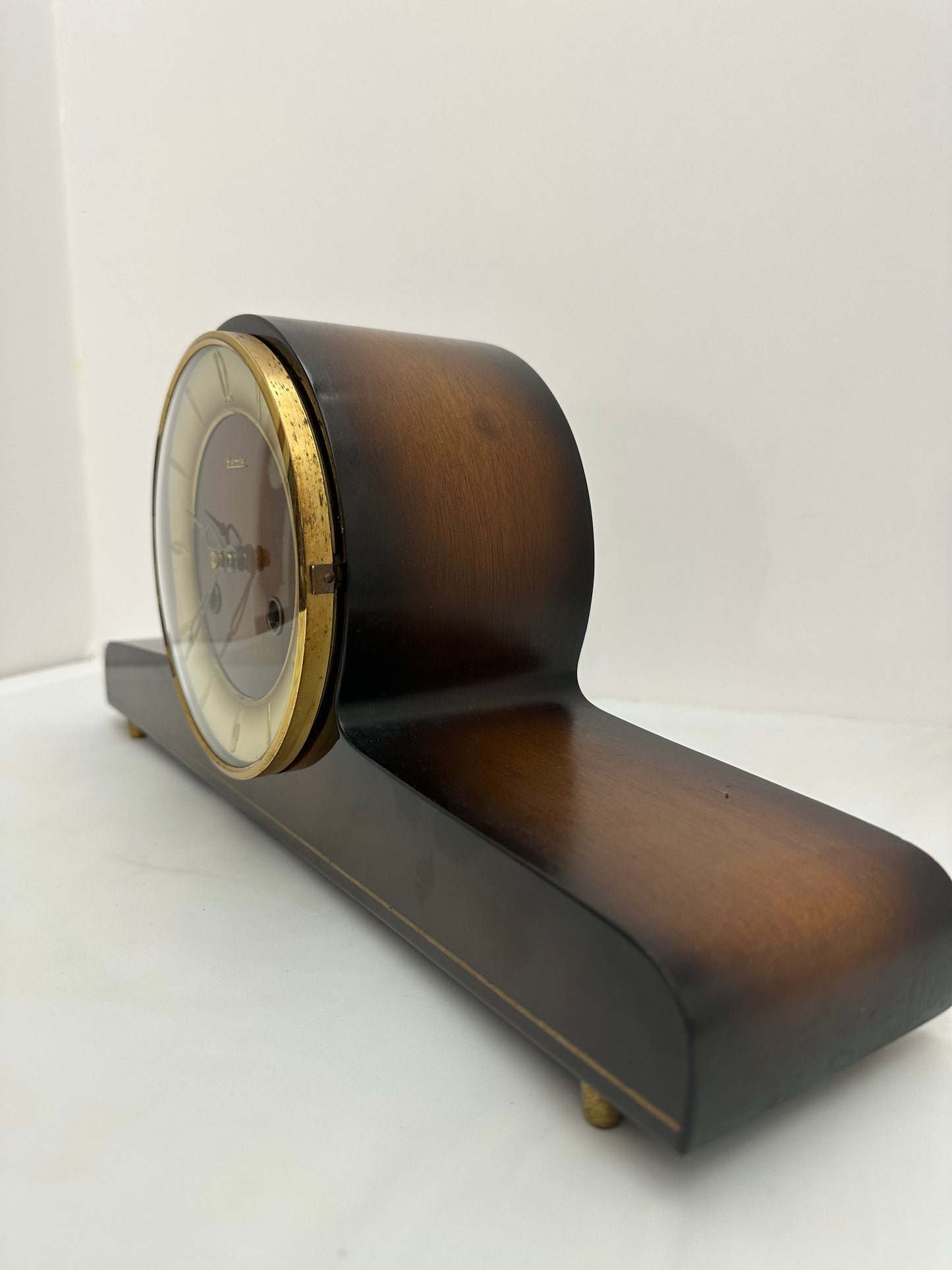 Vintage - Hermle Mid Century Modern Mantel Clock
