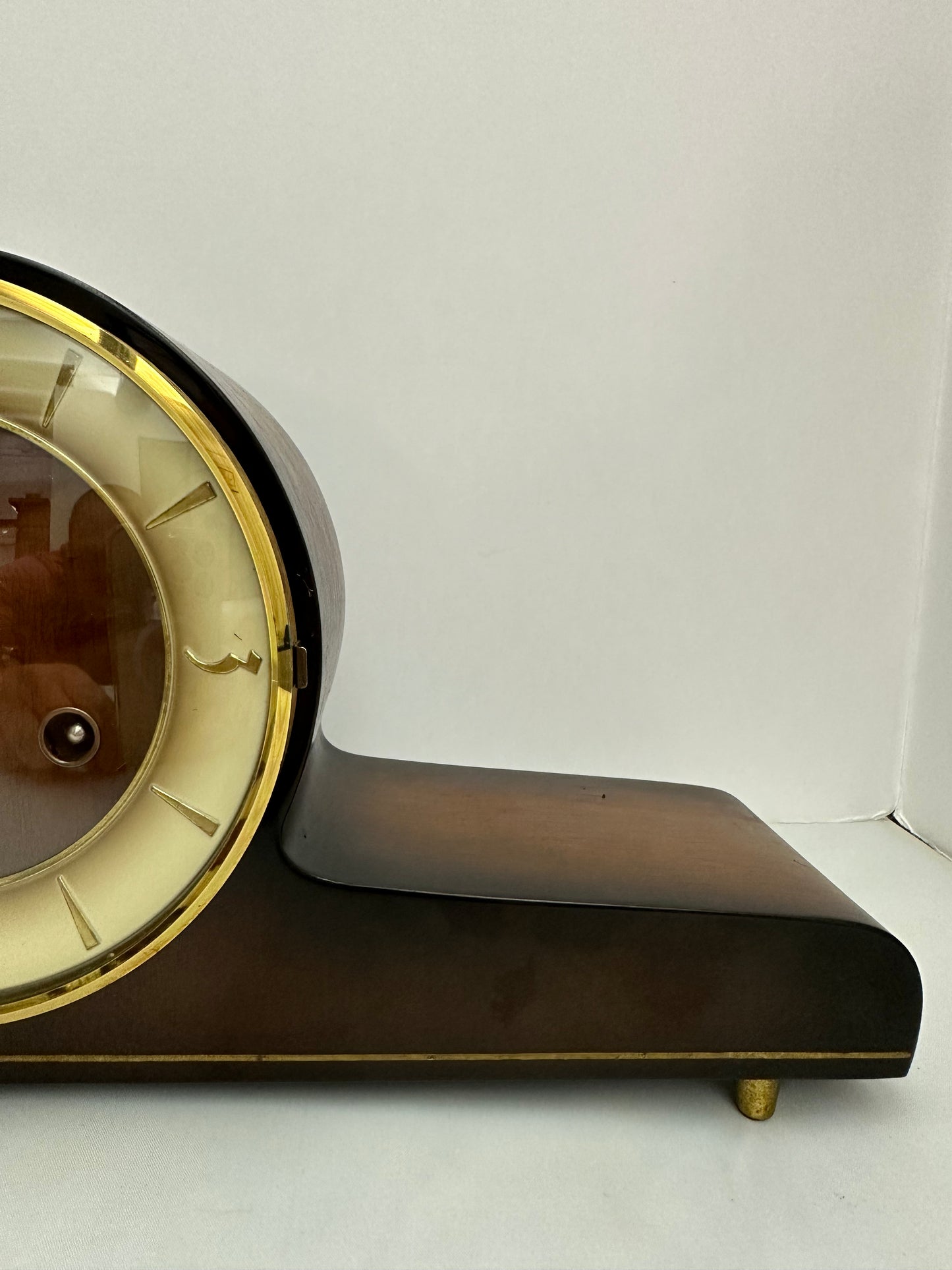 Vintage - Hermle Mid Century Modern Mantel Clock