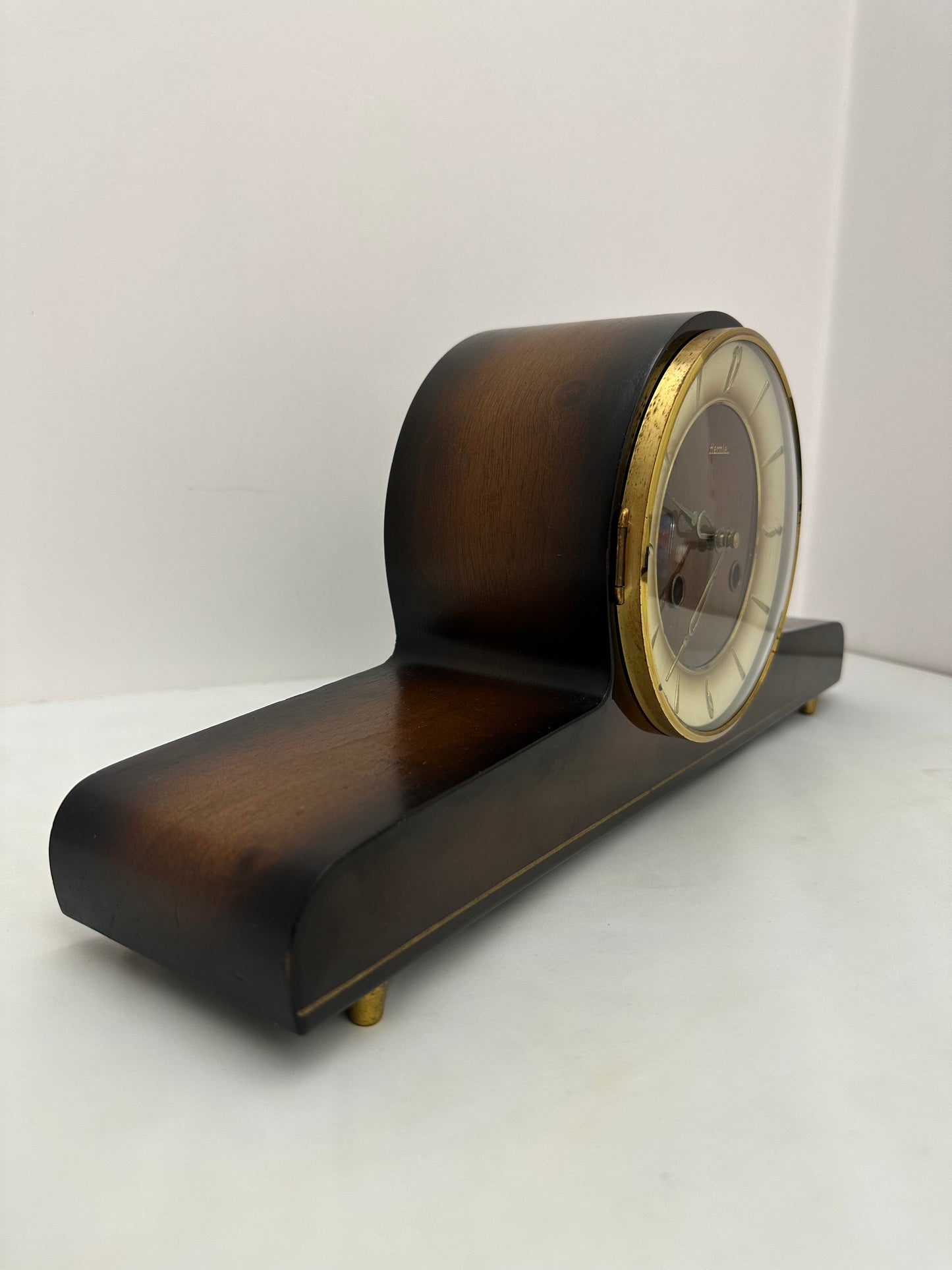 Vintage - Hermle Mid Century Modern Mantel Clock