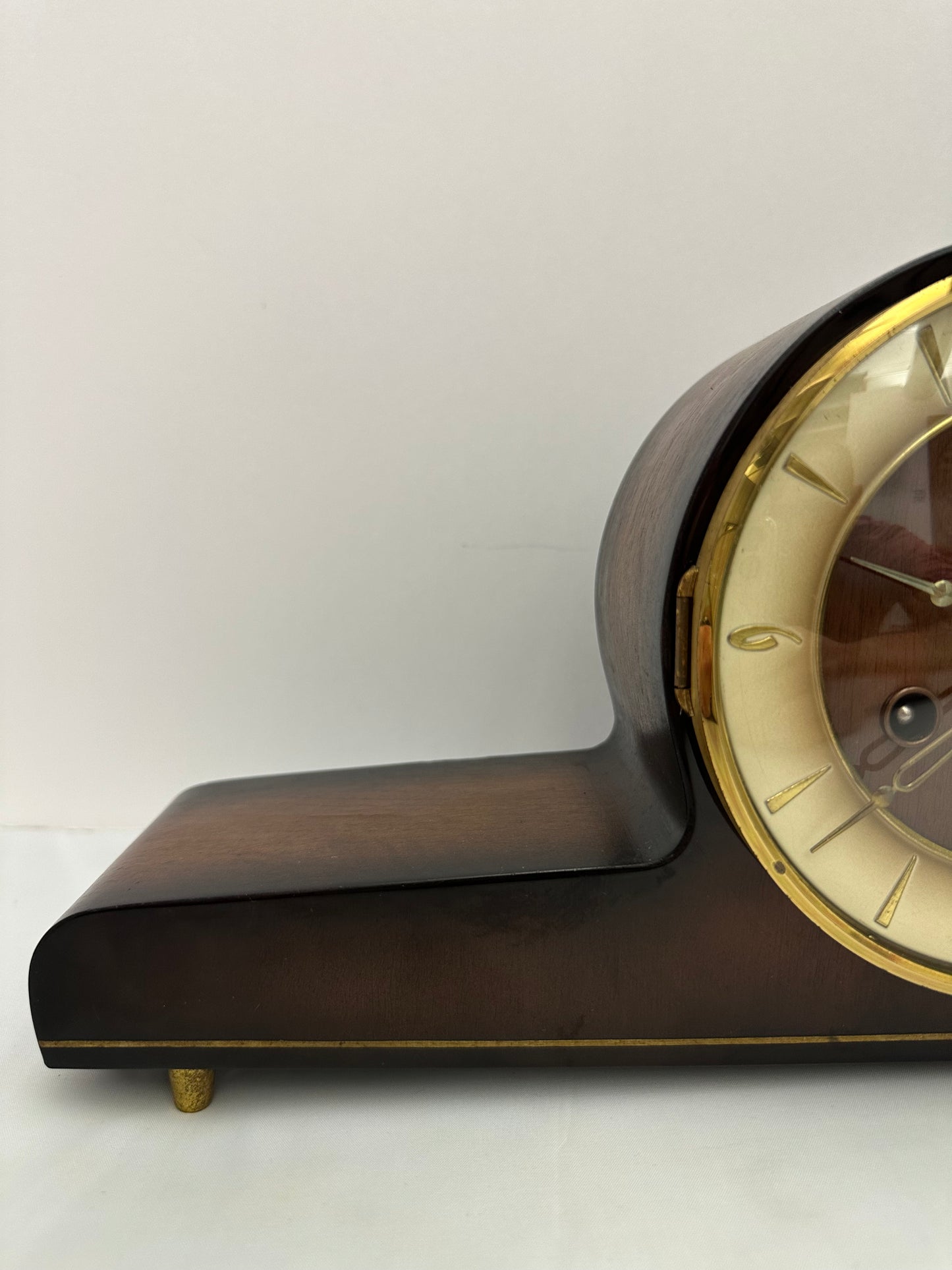 Vintage - Hermle Mid Century Modern Mantel Clock