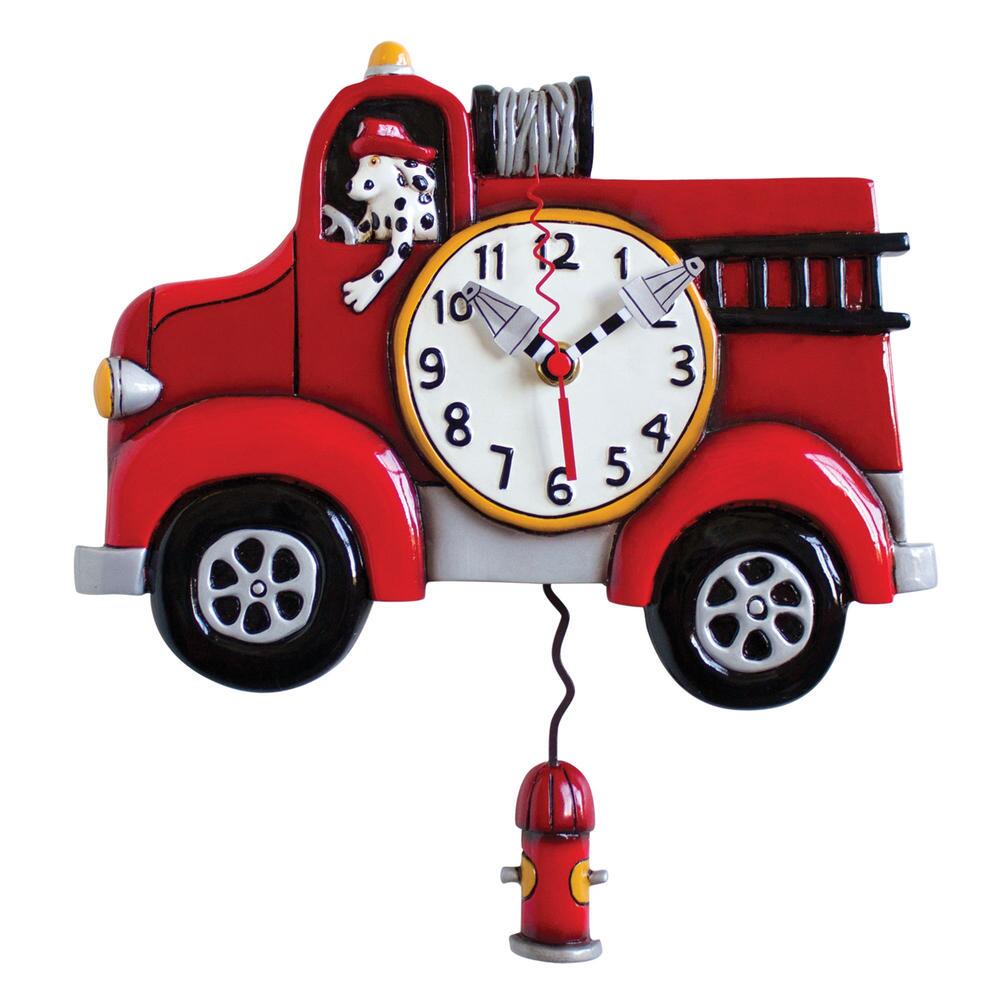 BIG RED CLOCK Wall Clocks Allen Designs