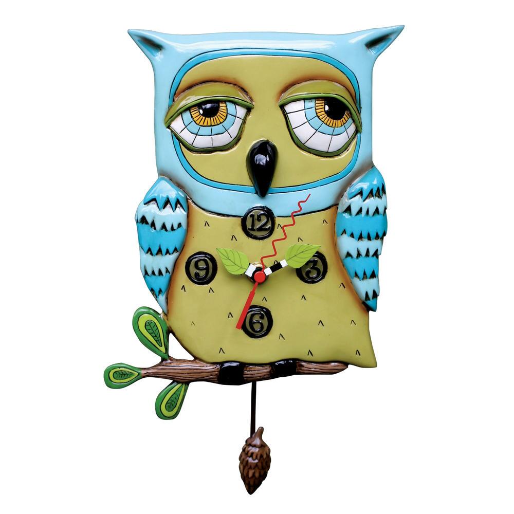 Allen Designs - OLD BLUE OWL CLOCK