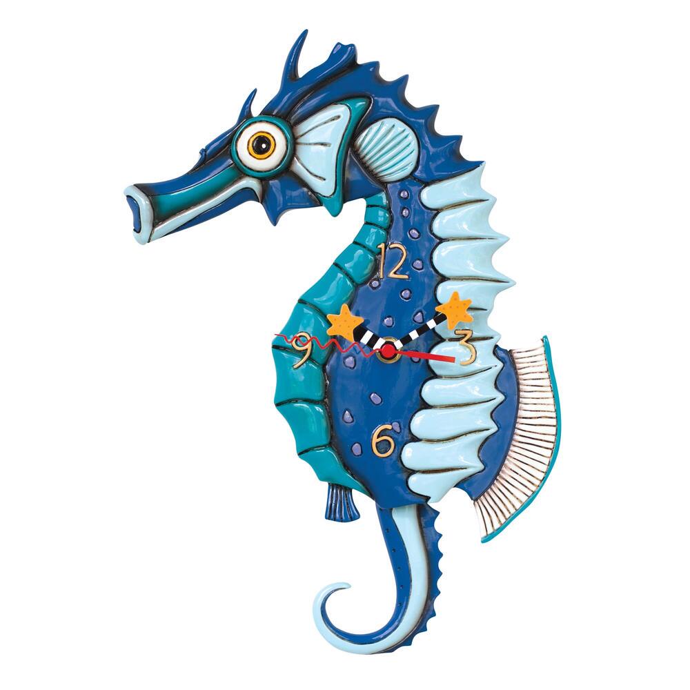 Allen Designs - SALTY SEAHORSE CLOCK