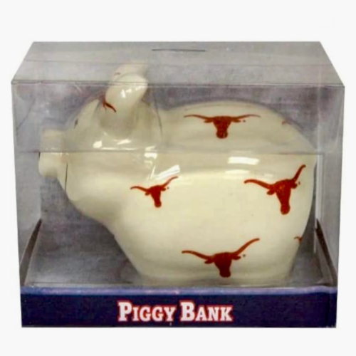 TEXAS LONGHORNS PIGGY BANK