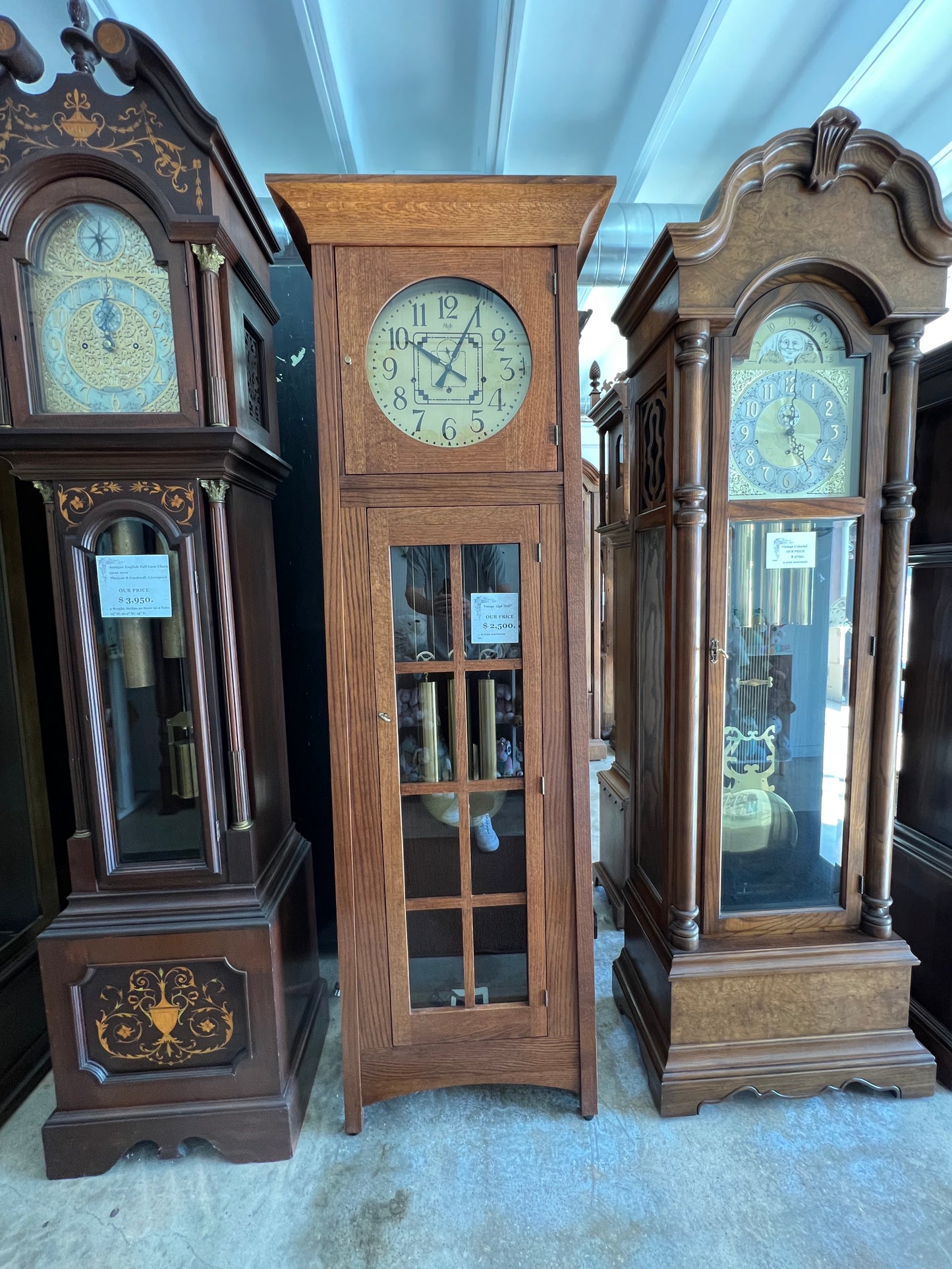 Sligh - VINTAGE FRANCISCAN GRANDFATHER CLOCK