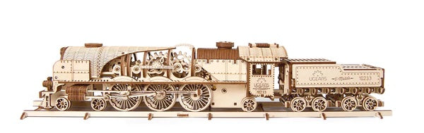 UGears - V-EXPRESS STEAM TRAIN + TENDER