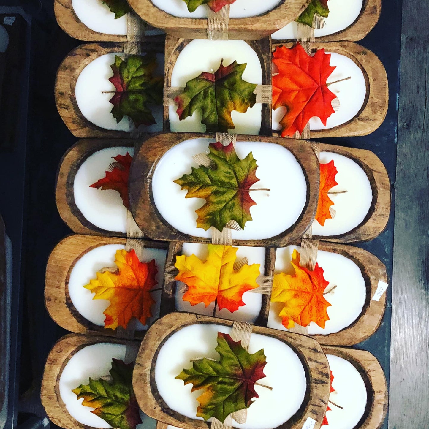 Houston Candle Company - ORIGINAL WOODEN CANGLE BOWL 16OZ