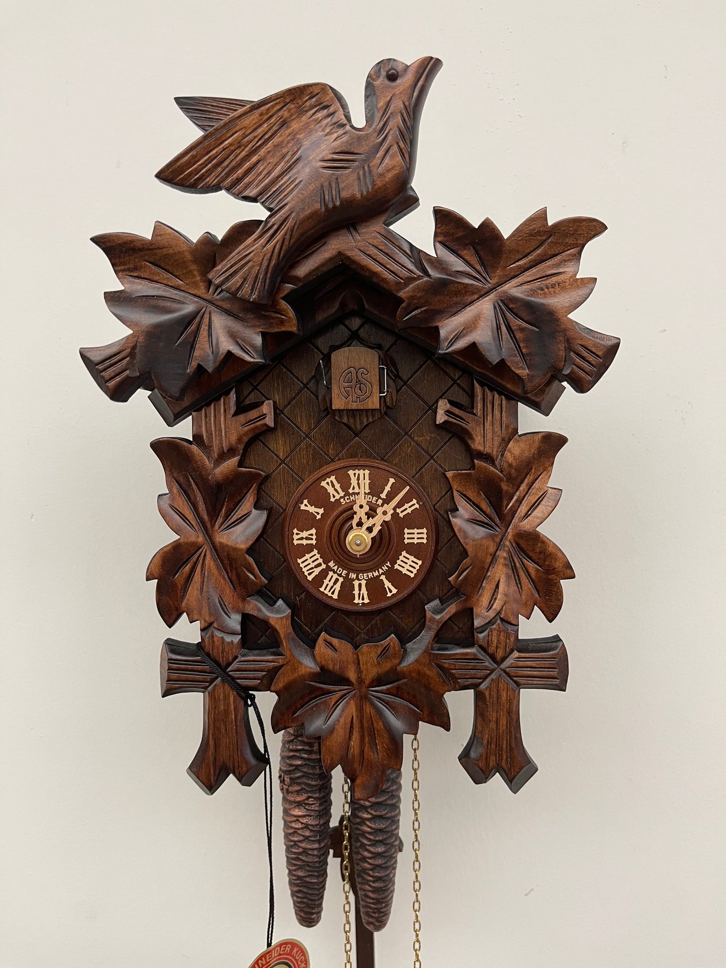 Anton Schneider - 5 LEAF 1 BIRD 1 DAY CUCKOO CLOCK - 90/9