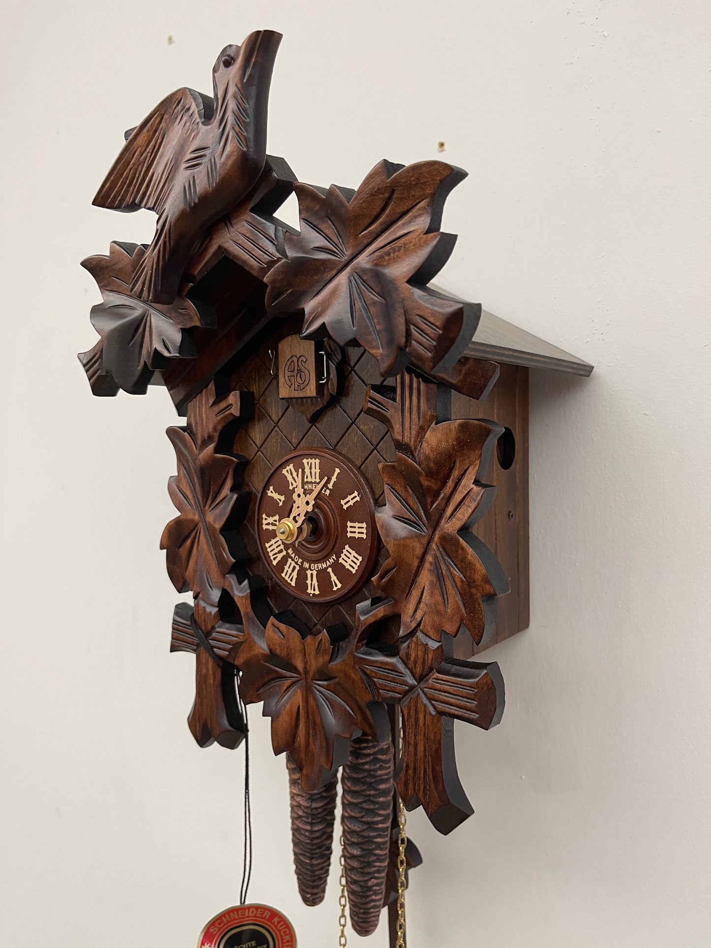 Anton Schneider - 5 LEAF 1 BIRD 1 DAY CUCKOO CLOCK - 90/9
