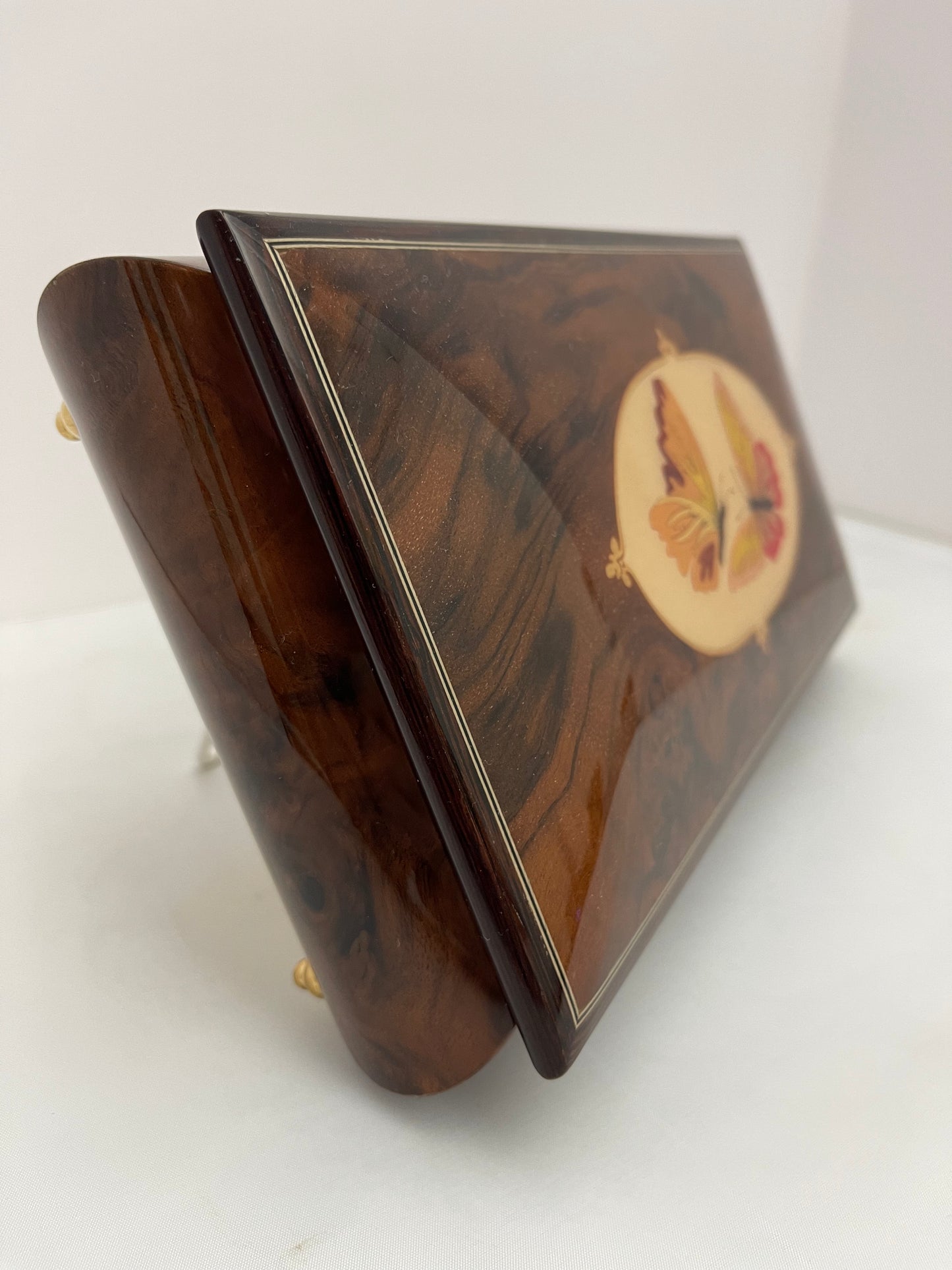 Inlaid Sorrento Italy Music Box - COLLECTIBLE REUGE 'BEETHOVEN ROMANA' TUNE