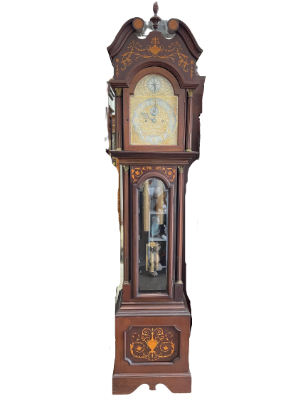 Antique English Tall Case Grandfather Clock