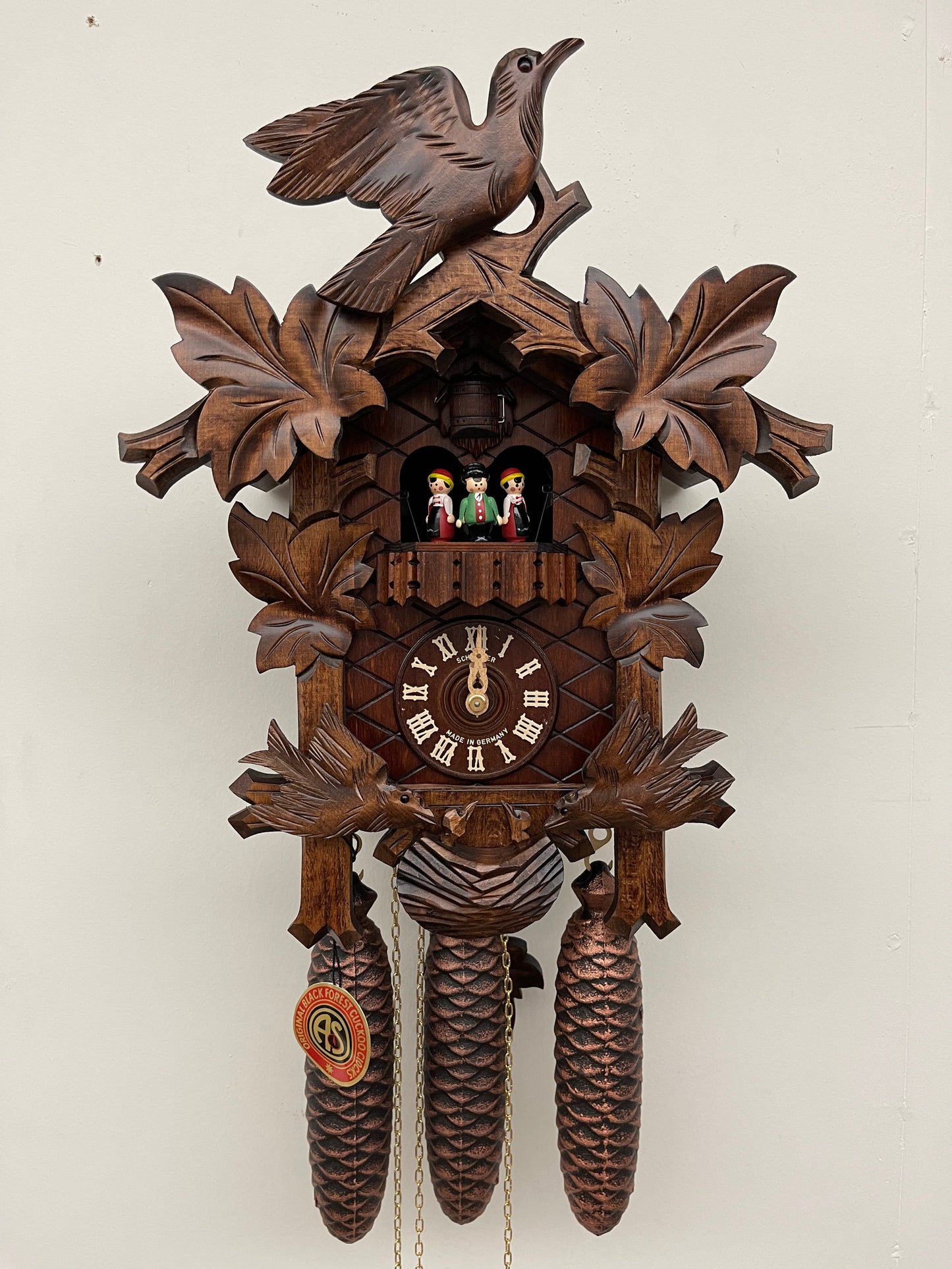 Anton Schneider - 8 DAY FEEDING BIRDS CUCKOO CLOCK - 8TMT176/9