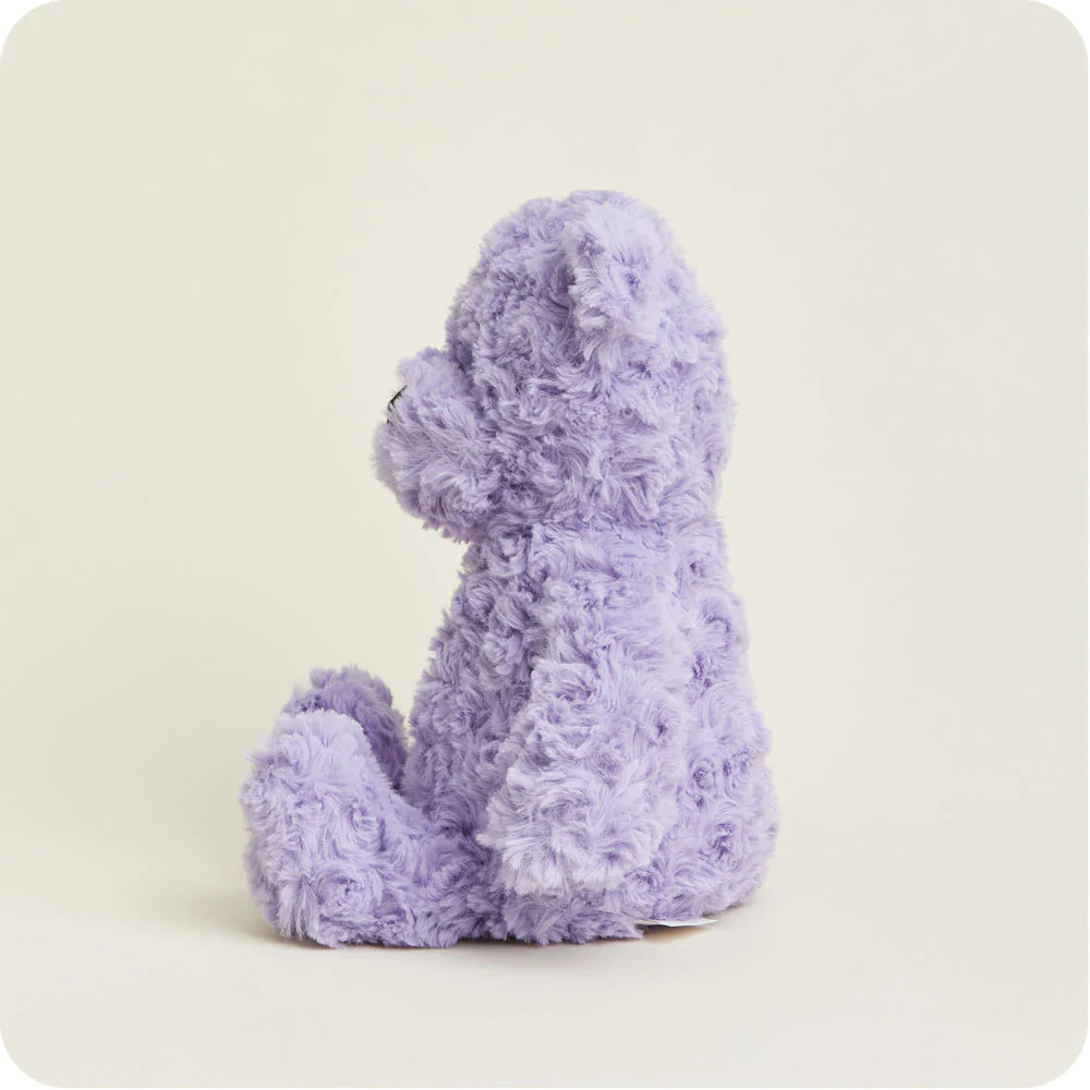 Warmies - PURPLE CURLY BEAR