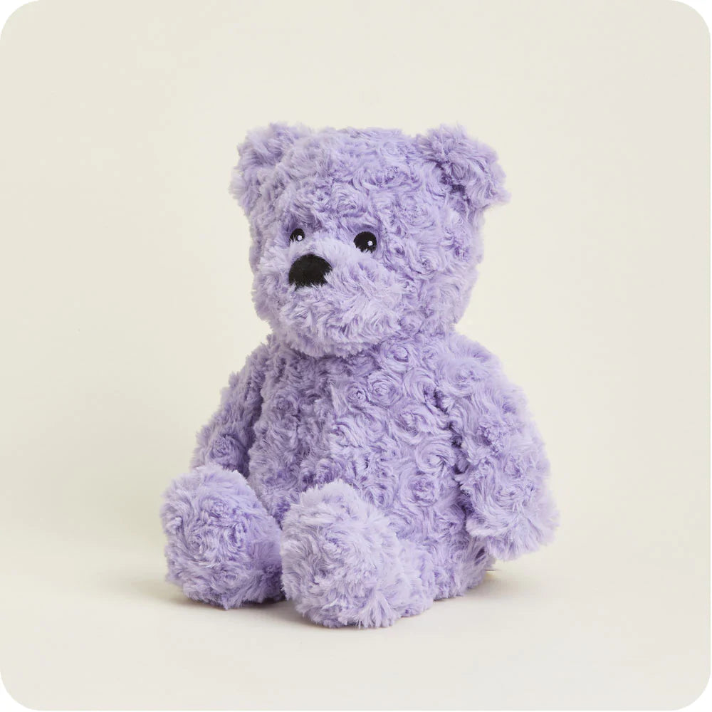 Warmies - PURPLE CURLY BEAR