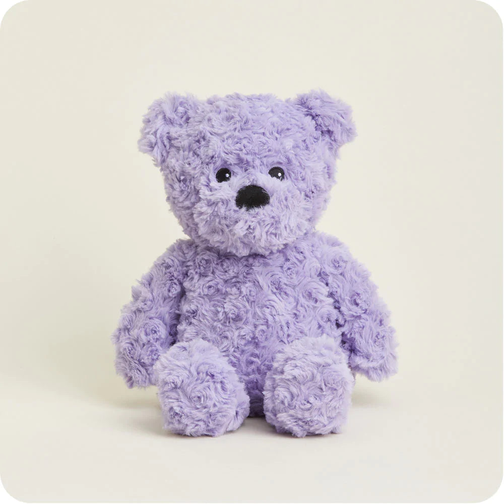 Warmies - PURPLE CURLY BEAR