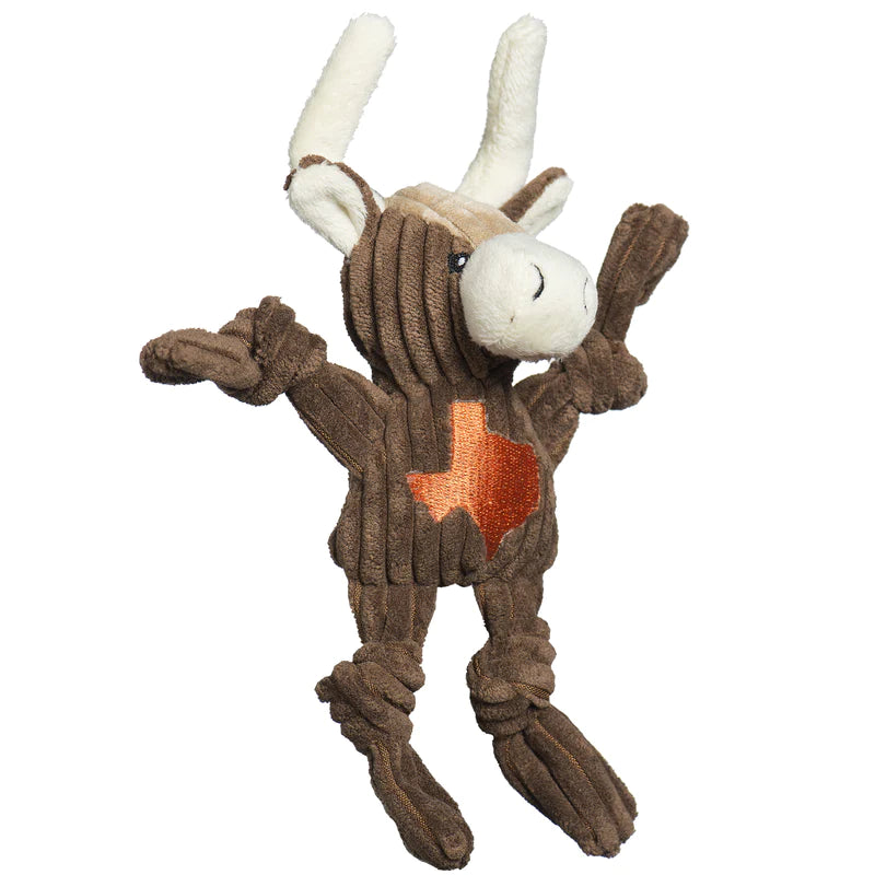 Knottie - MINI TEXAS LONGHORNS DOG TOY