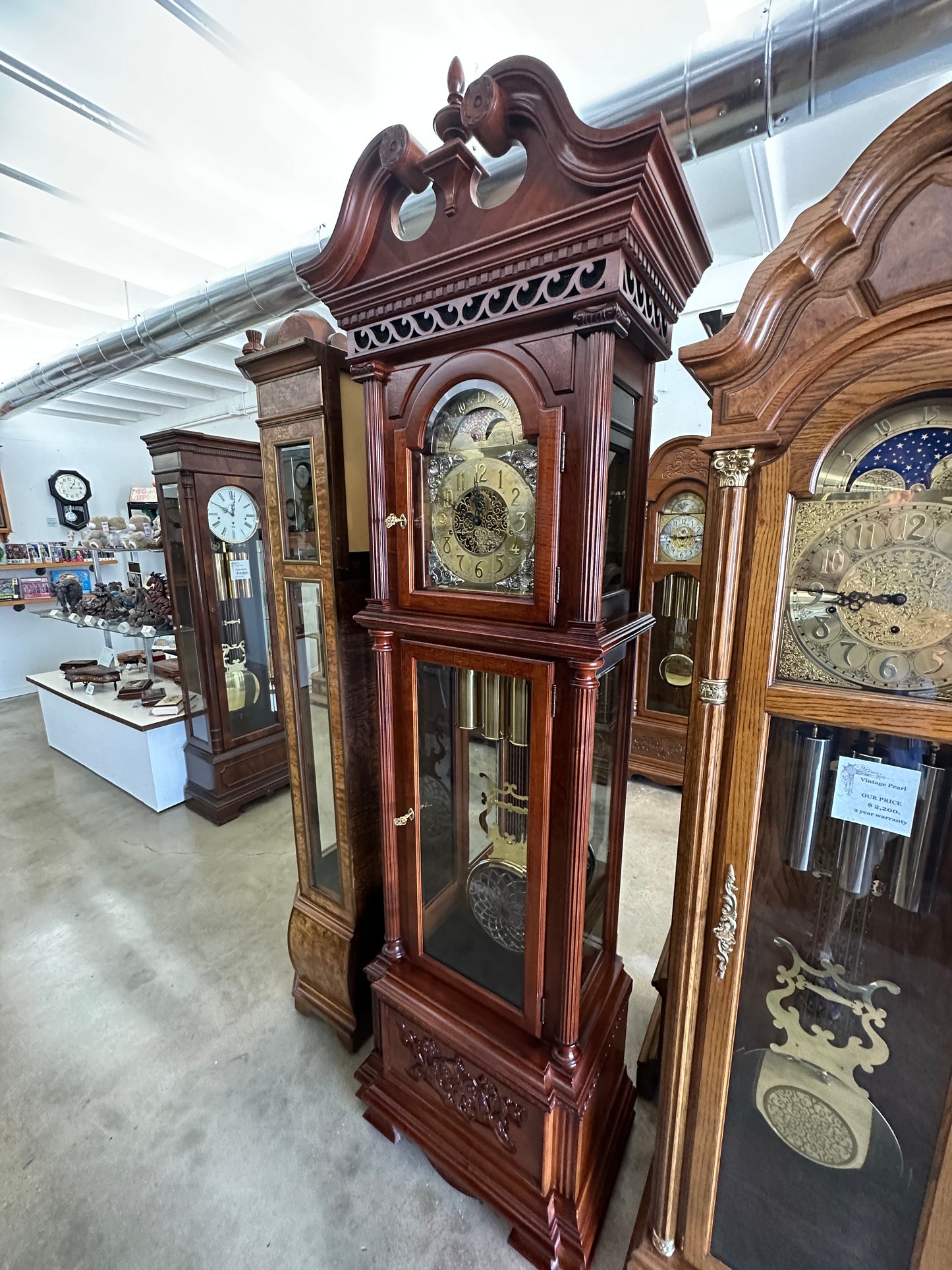 Vintage - Ridgeway Christopher Columbus Limited Edition Grandfather Clock