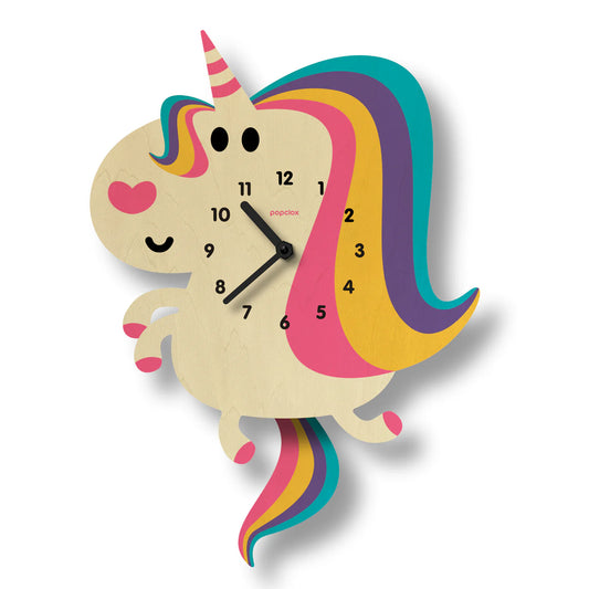 Popclox - Unicorn Pendulum Clock