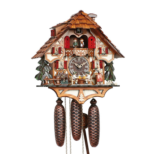Anton Schneider - 8-Day Black Forest Chalet Cuckoo Clock (Model 8TMT 6414/9)