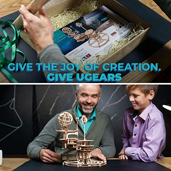 UGEARS Mechanical Tellurion 3D Puzzle Planetarium Solar System