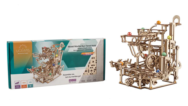 UGears - MARBLE RUN TIERED HOIST