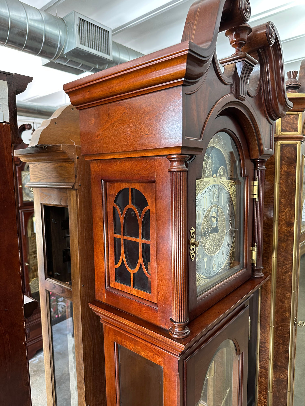 Vintage - Sligh Grandfather Clock 0913-1-AN – McGuiresclocks