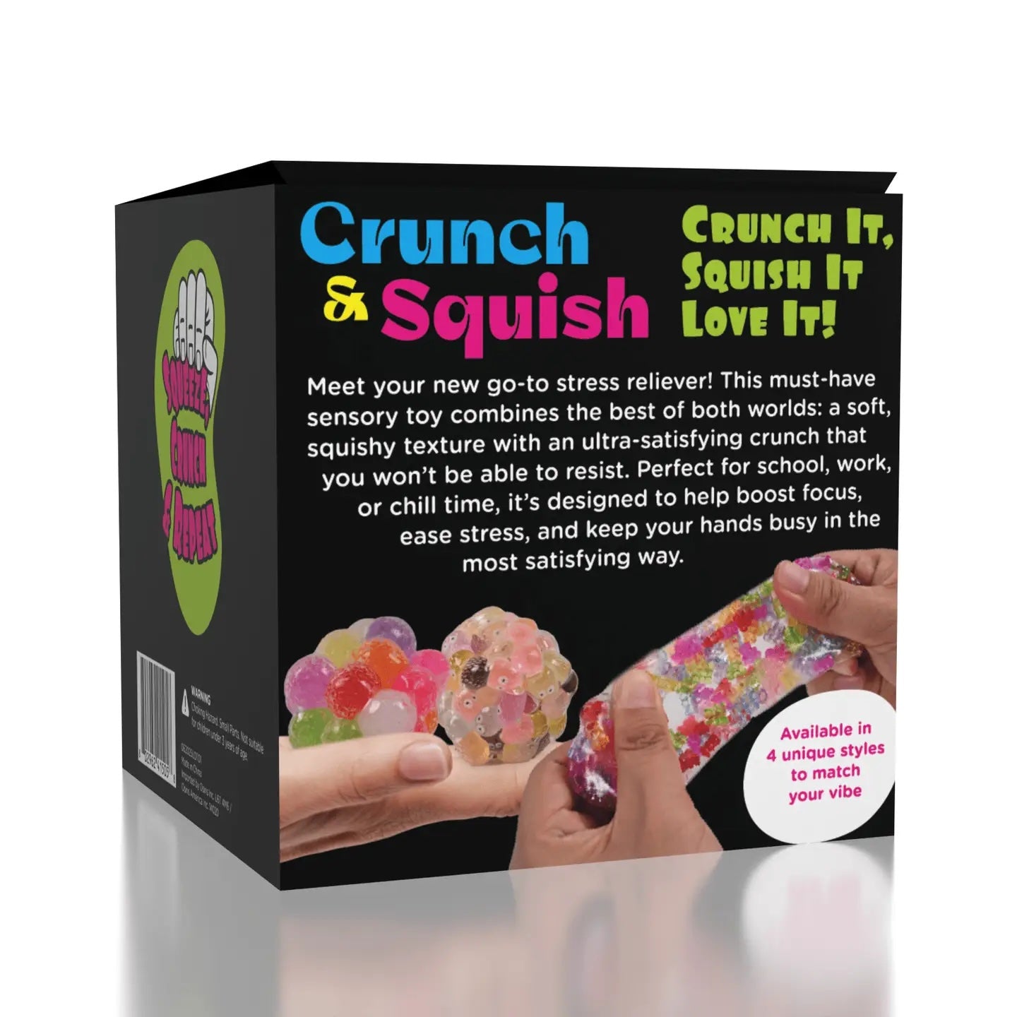 Crunch & Squish Crunchy Squishy Stress Ball Fidget Toy